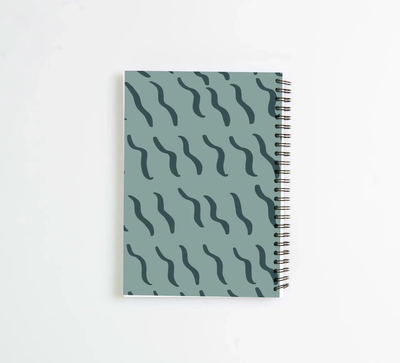 Ripple pattern 06 spiral notebook by Little Dean