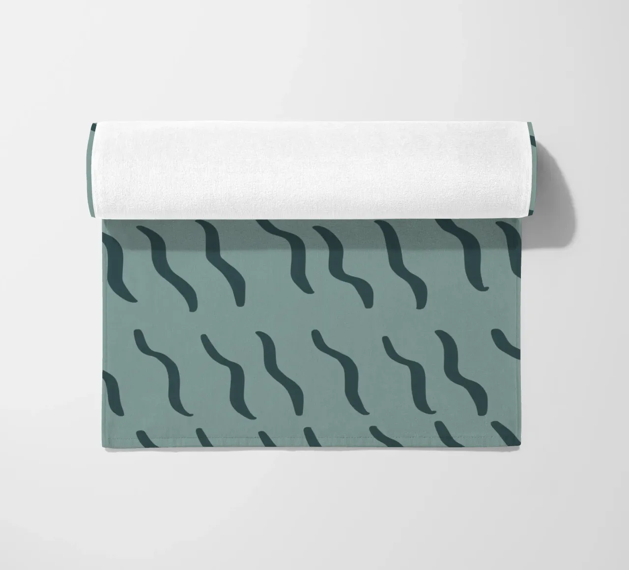 Ribbelpatroon 06 strandhanddoek van Little Dean