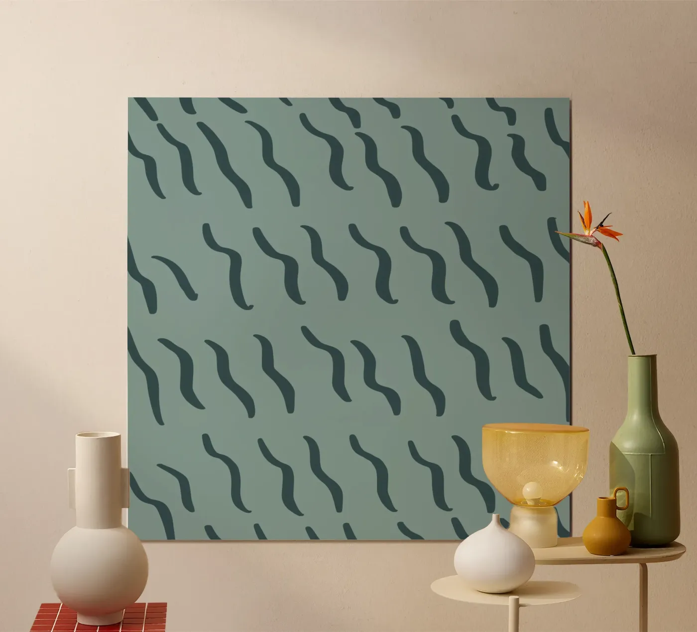 Ripple pattern 06 Poster von Little Dean