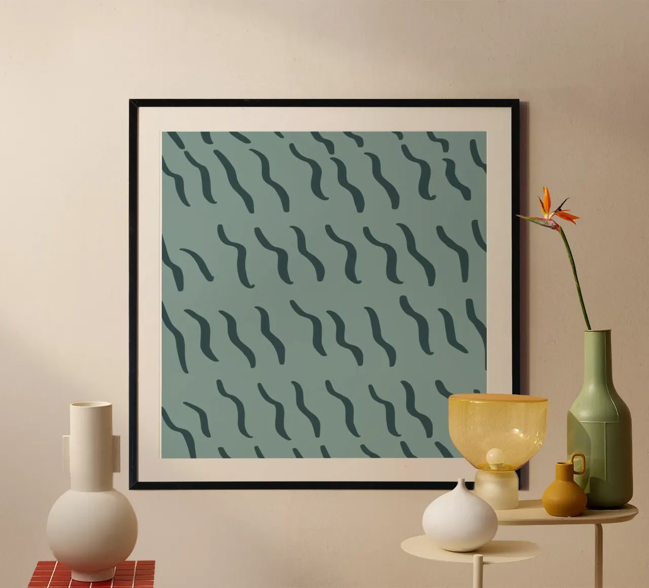 Ripple pattern 06 poster by Little Dean