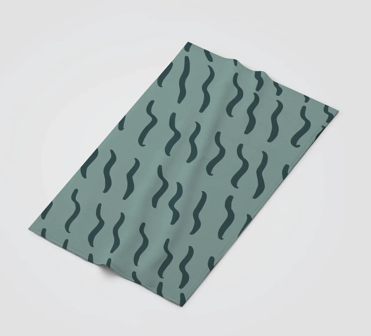 Ripple pattern 06 fleece blanket by Little Dean