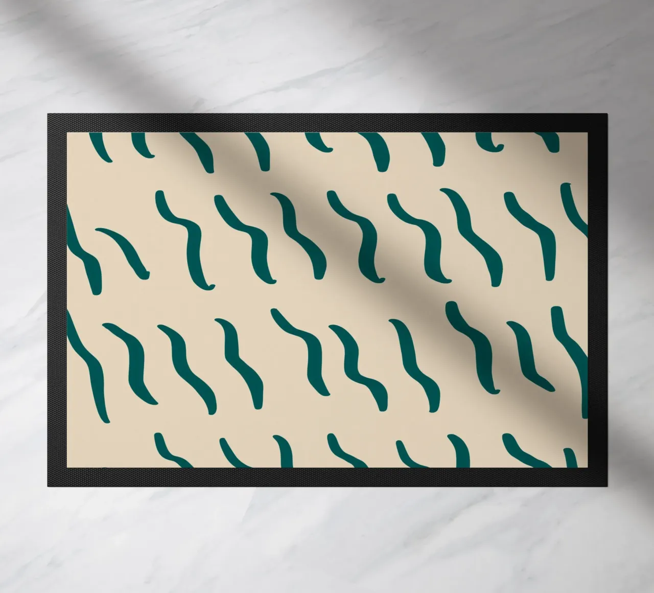 Ripple pattern 07 doormat by Little Dean