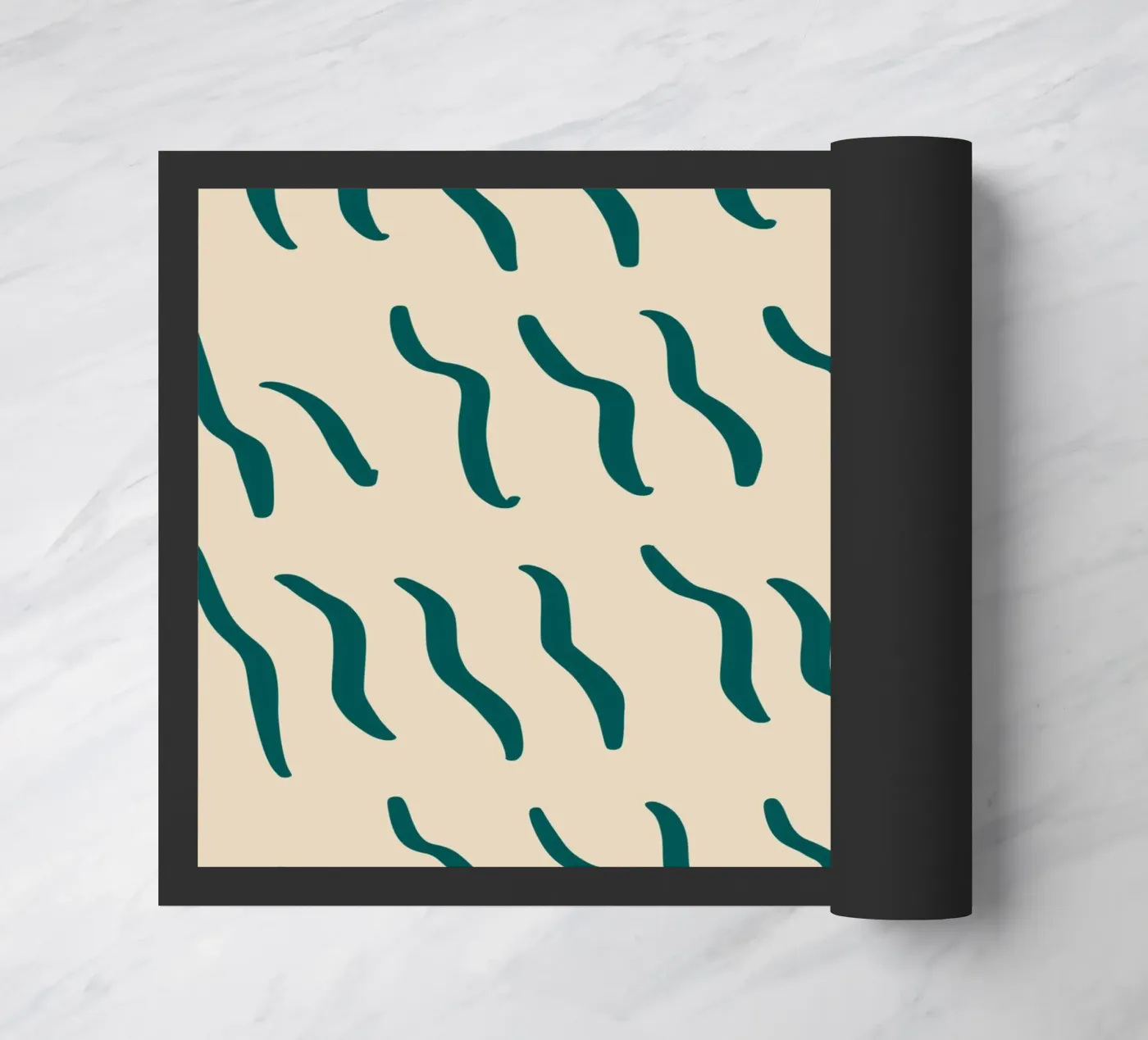 Ripple pattern 07 Fußmatte von Little Dean