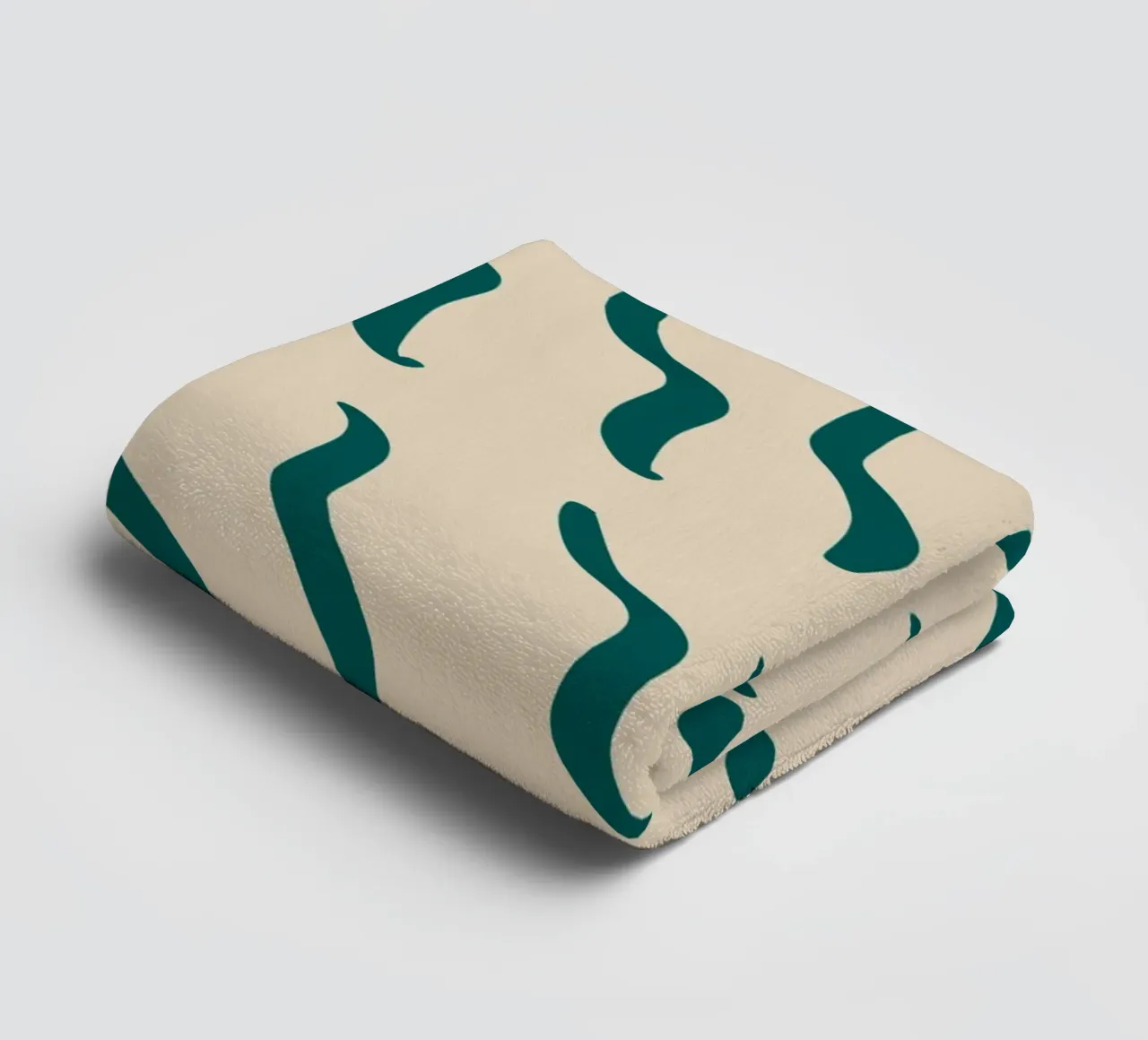 Ripple pattern 07 towel by Little Dean