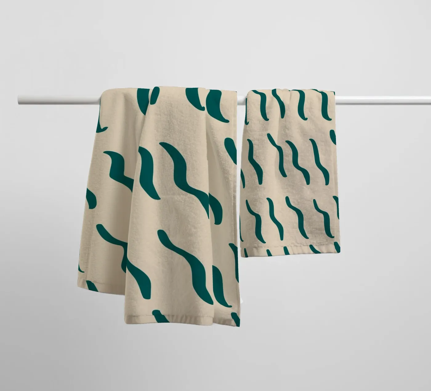 Ripple pattern 07 towel by Little Dean