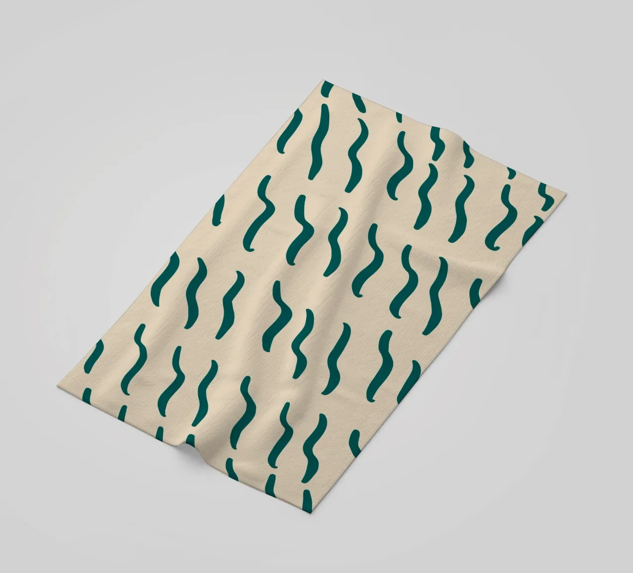 Ribbelpatroon 07 strandhanddoek van Little Dean