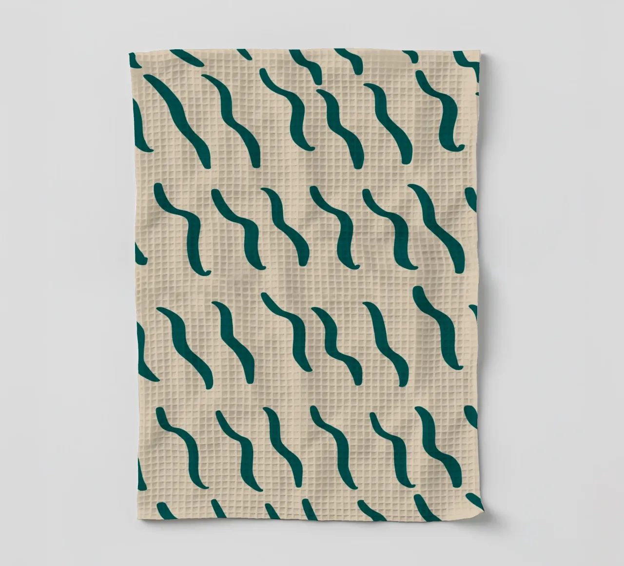 Ripple pattern 07 tea towel by Little Dean