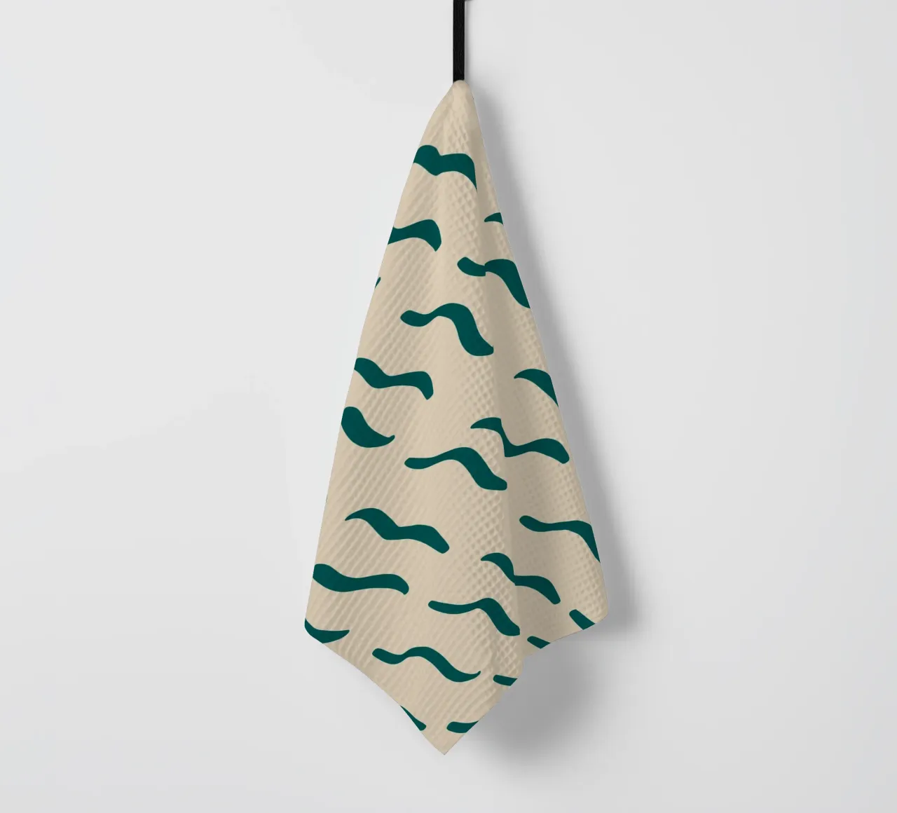 Ripple pattern 07 tea towel by Little Dean