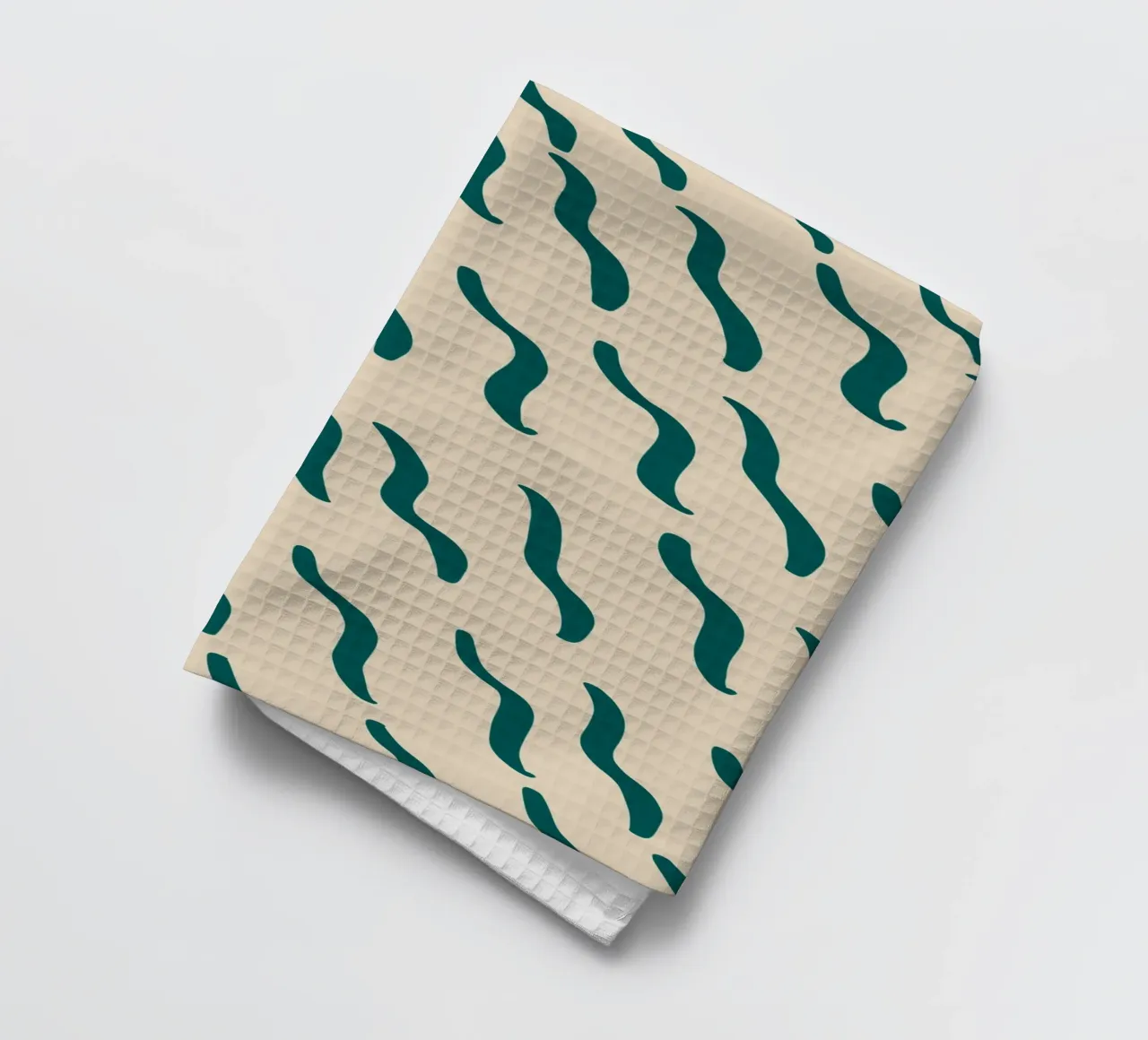 Ripple pattern 07 tea towel by Little Dean