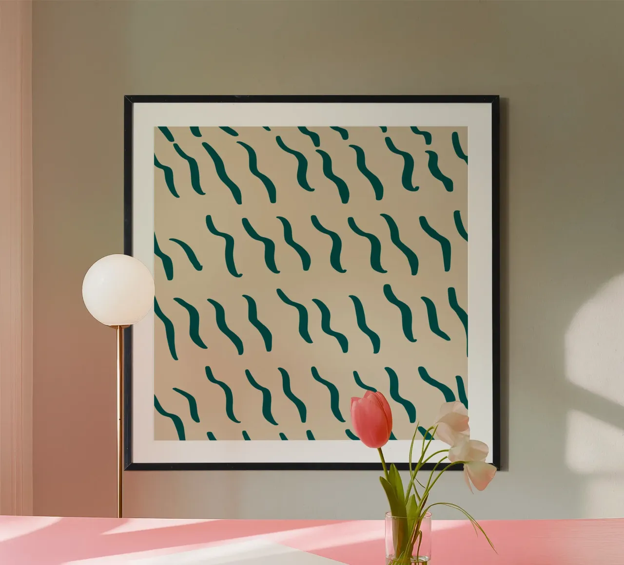 Ripple pattern 07 poster by Little Dean