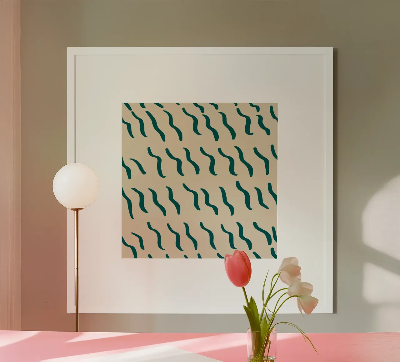 Ripple pattern 07 poster by Little Dean