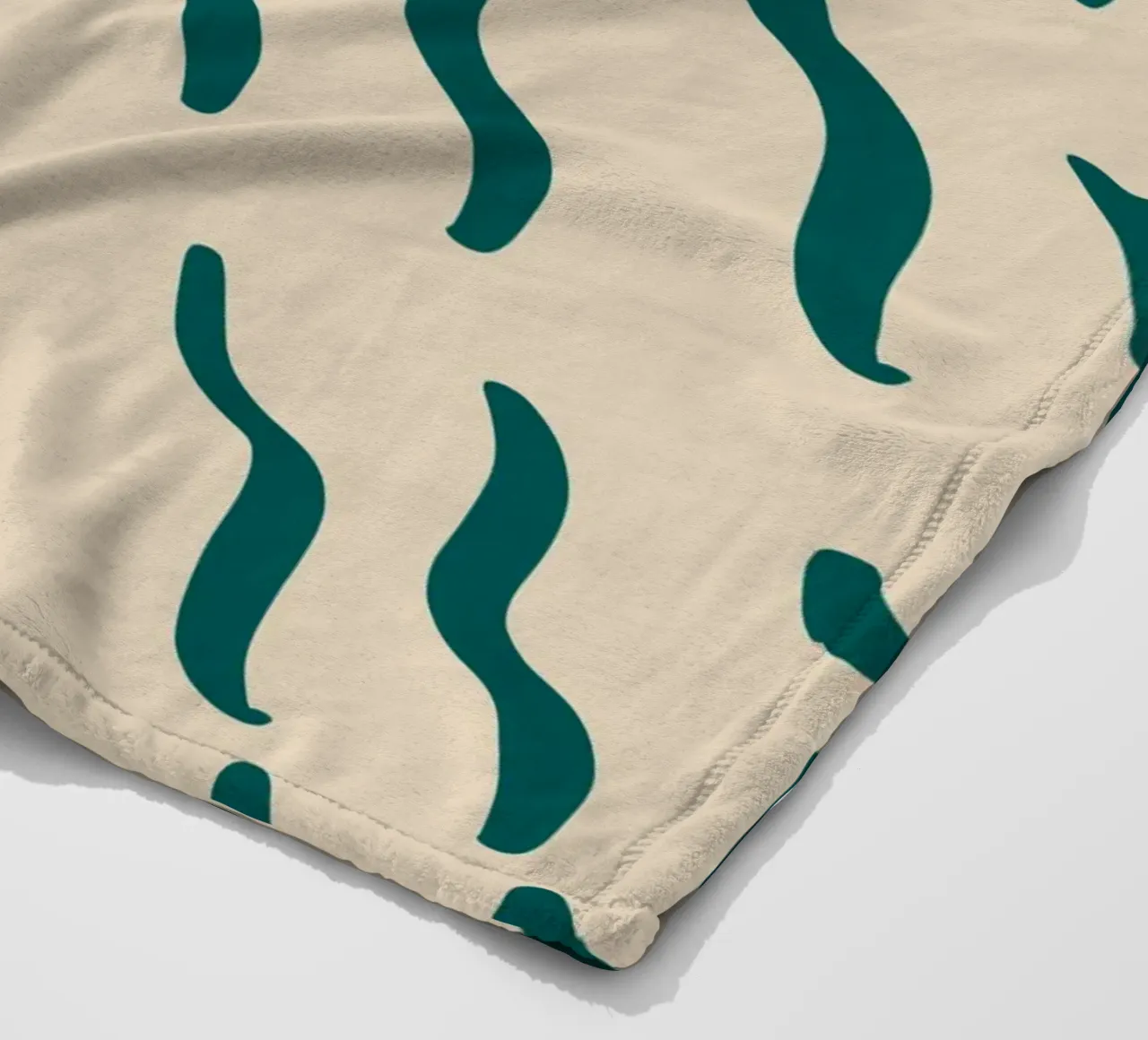 Ripple pattern 07 fleece blanket by Little Dean