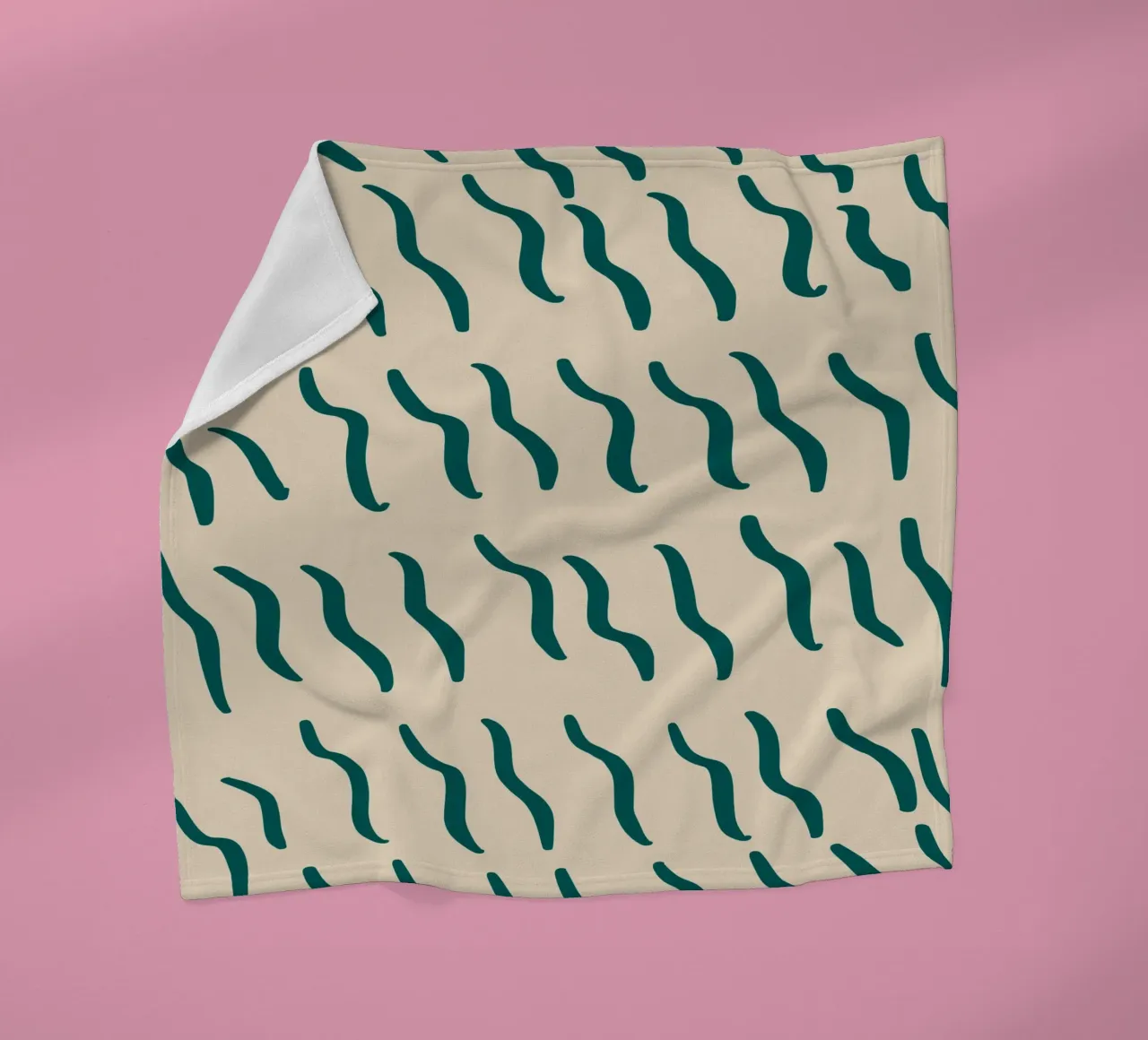 Ripple pattern 07 fleece blanket by Little Dean