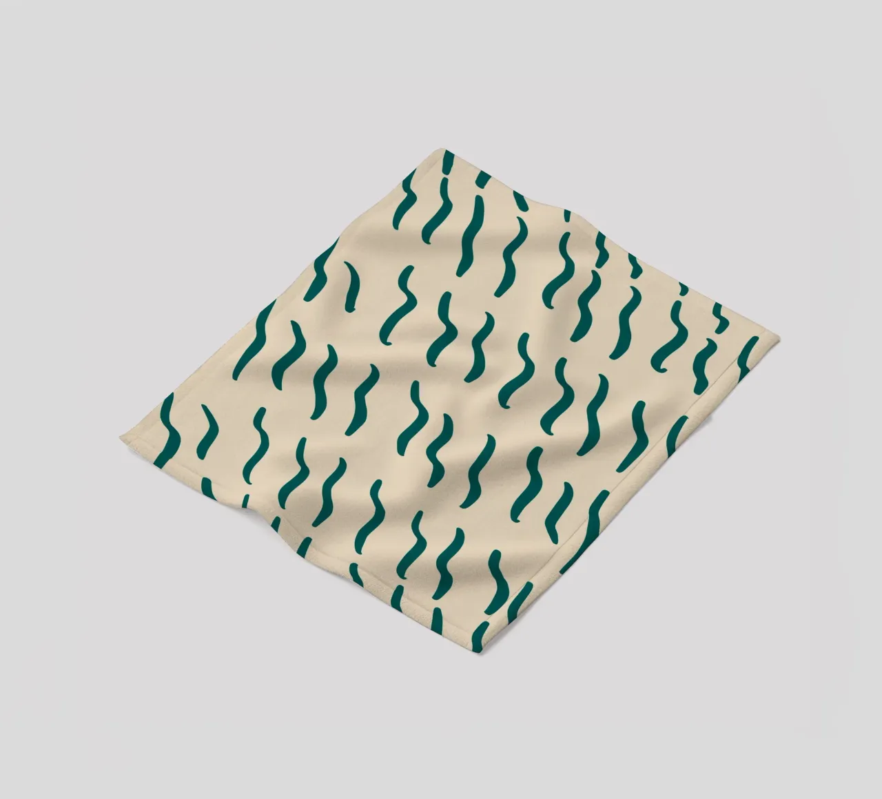 Ripple pattern 07 fleece blanket by Little Dean