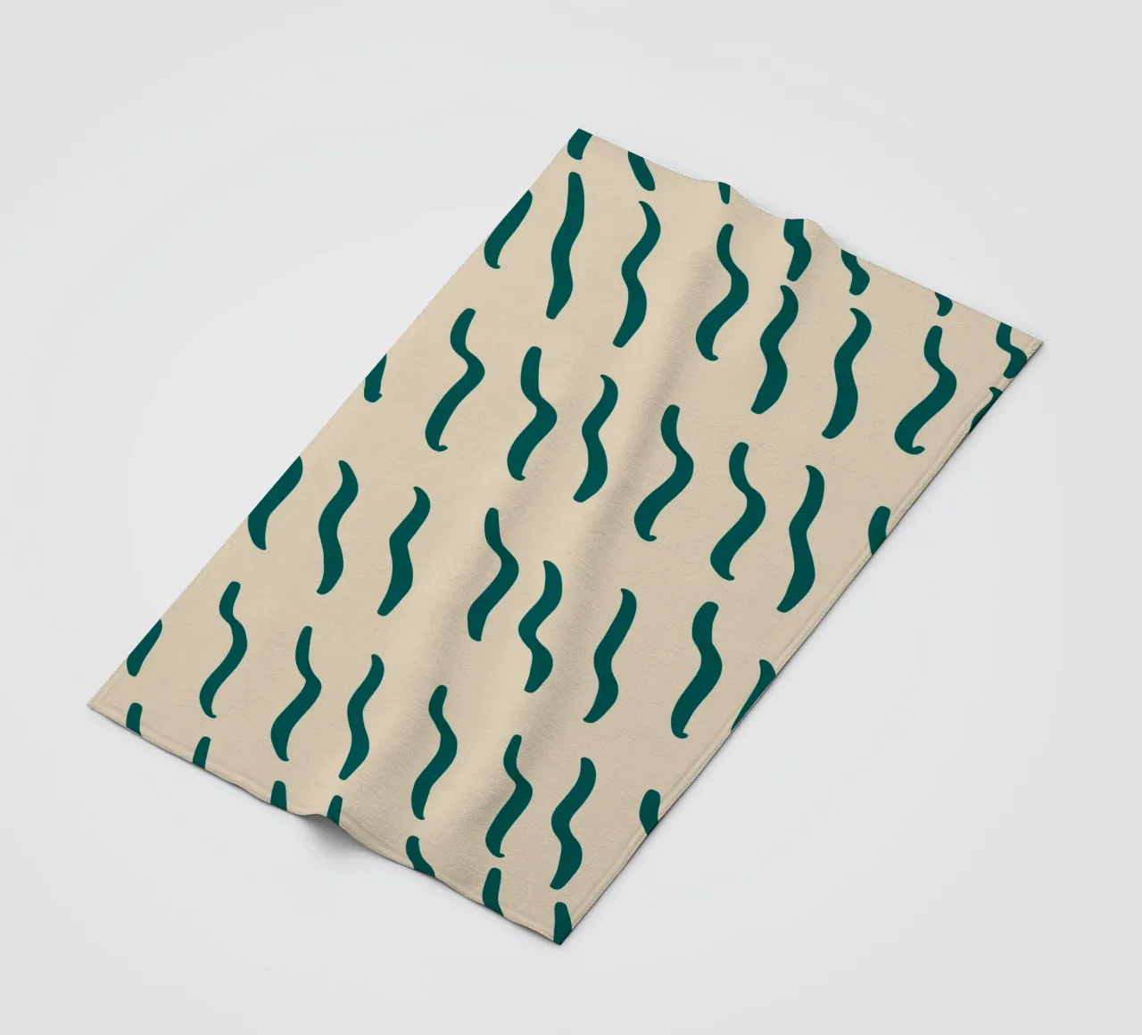 Ripple pattern 07 fleece blanket by Little Dean