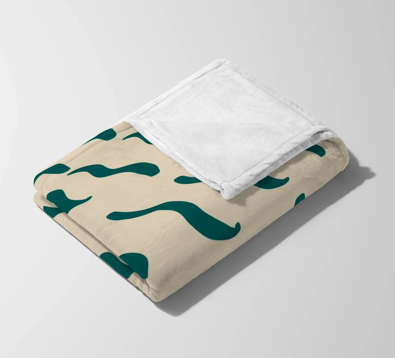 Ripple pattern 07 fleece blanket by Little Dean