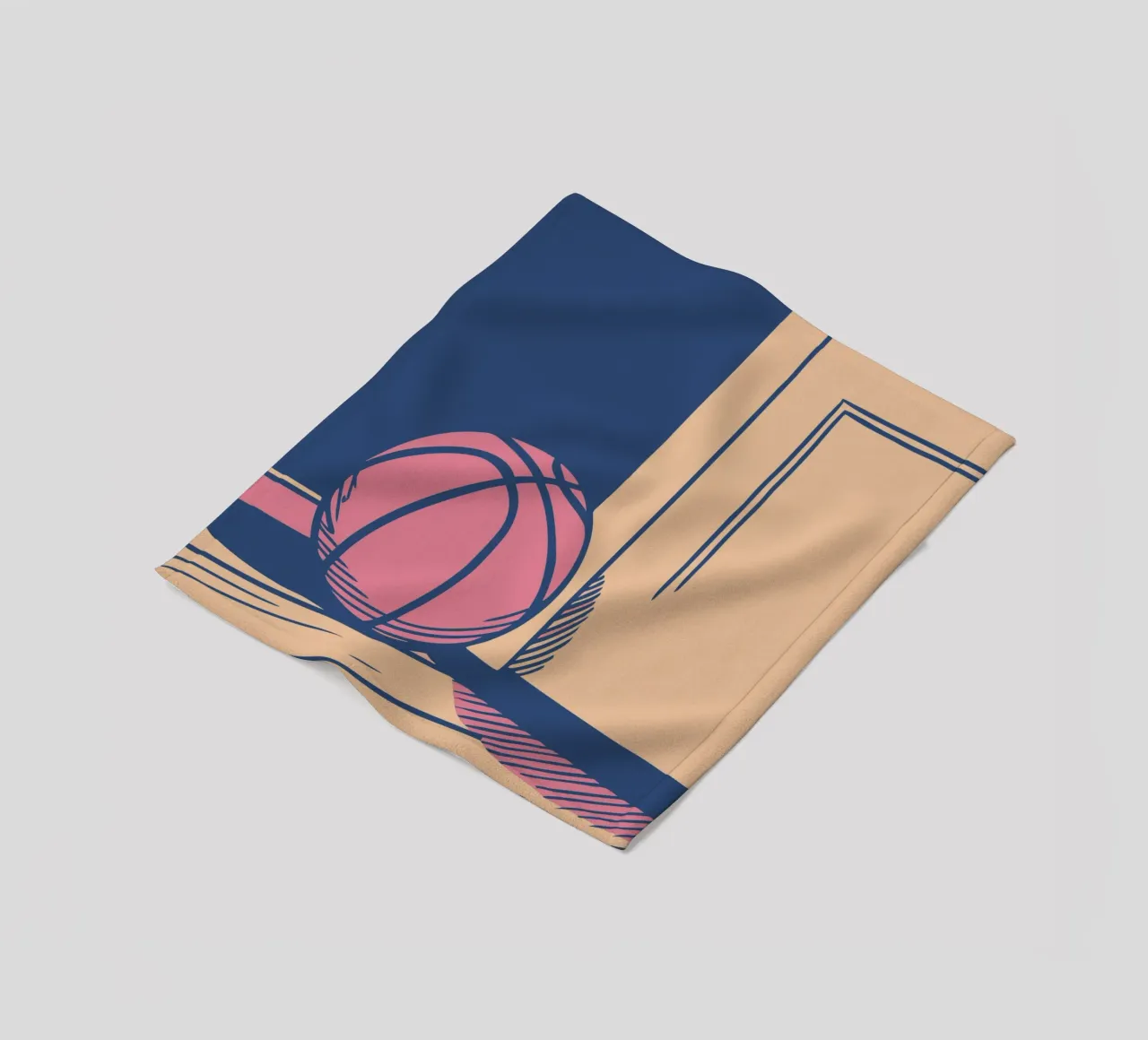 Basket in casa coperta in pile da SPORTS ONLY