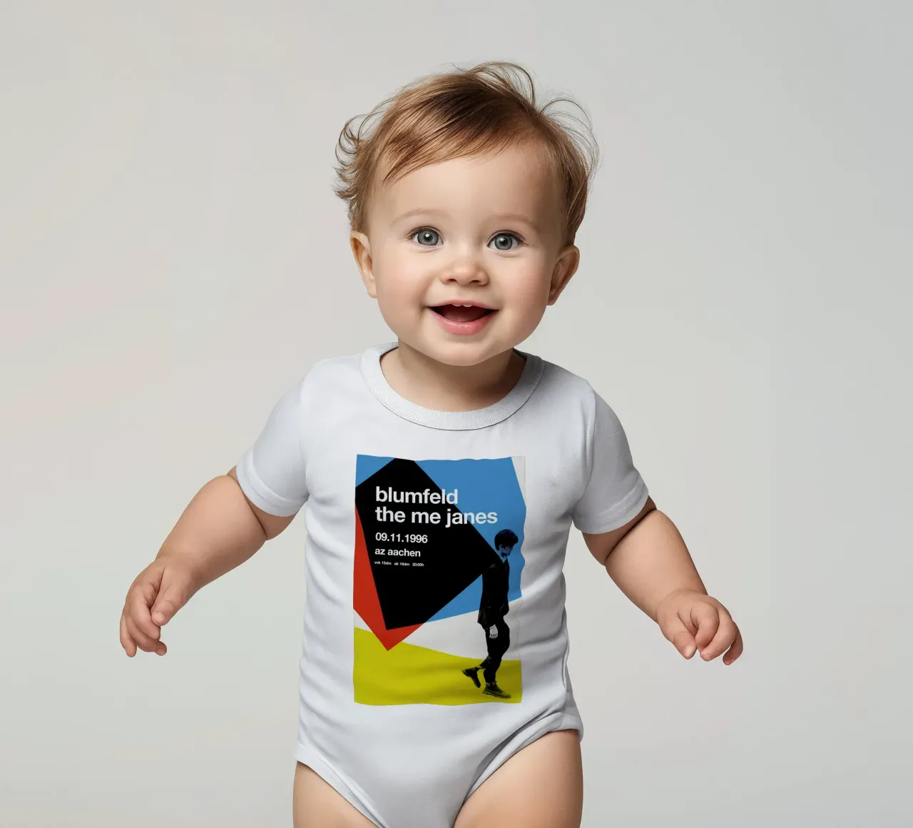 Blumfeld body neonato maniche corte da Stephan Kochs