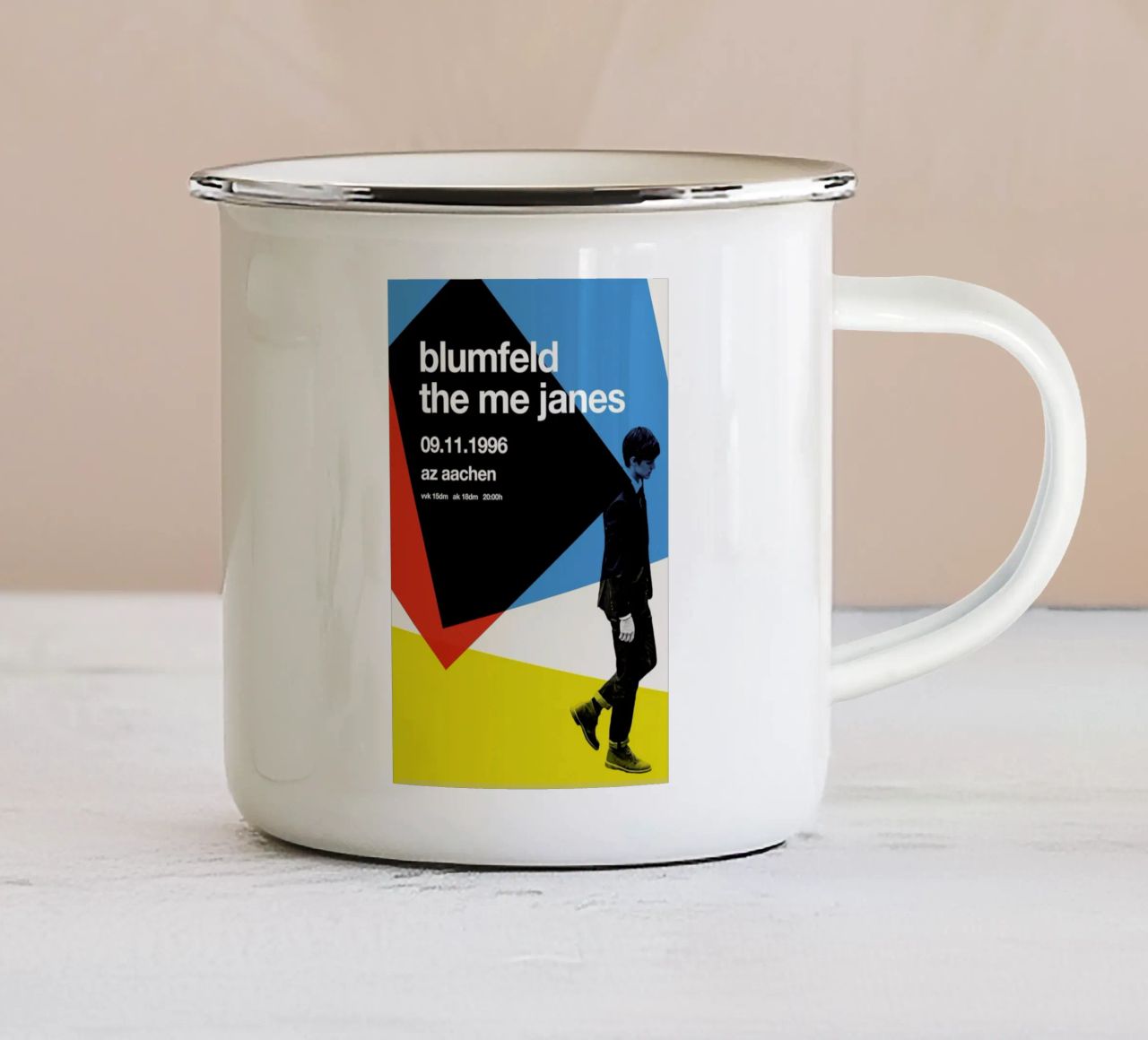 Blumfeld tazza in smalto da Stephan Kochs