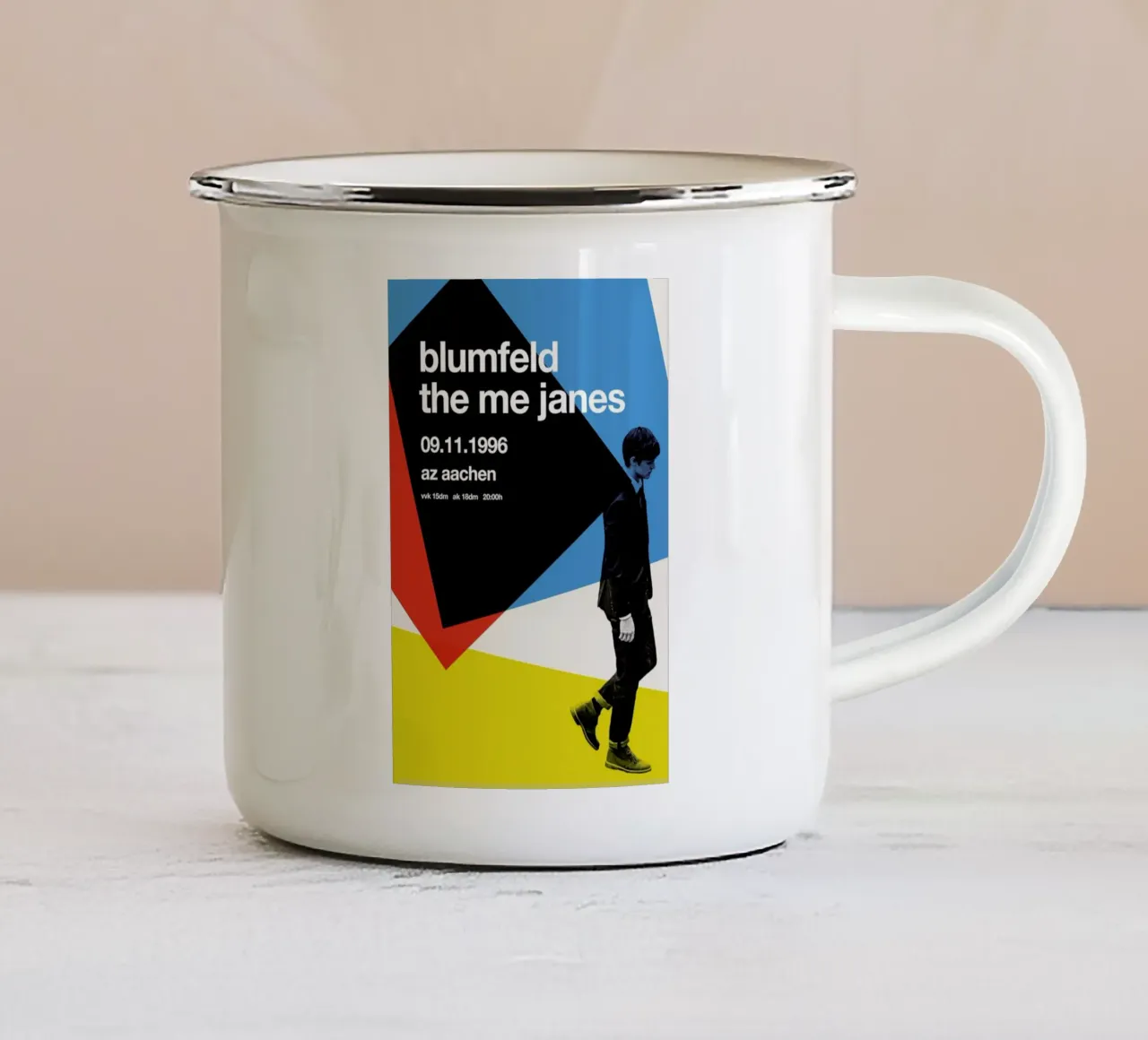 Blumfeld taza de esmalte de Stephan Kochs