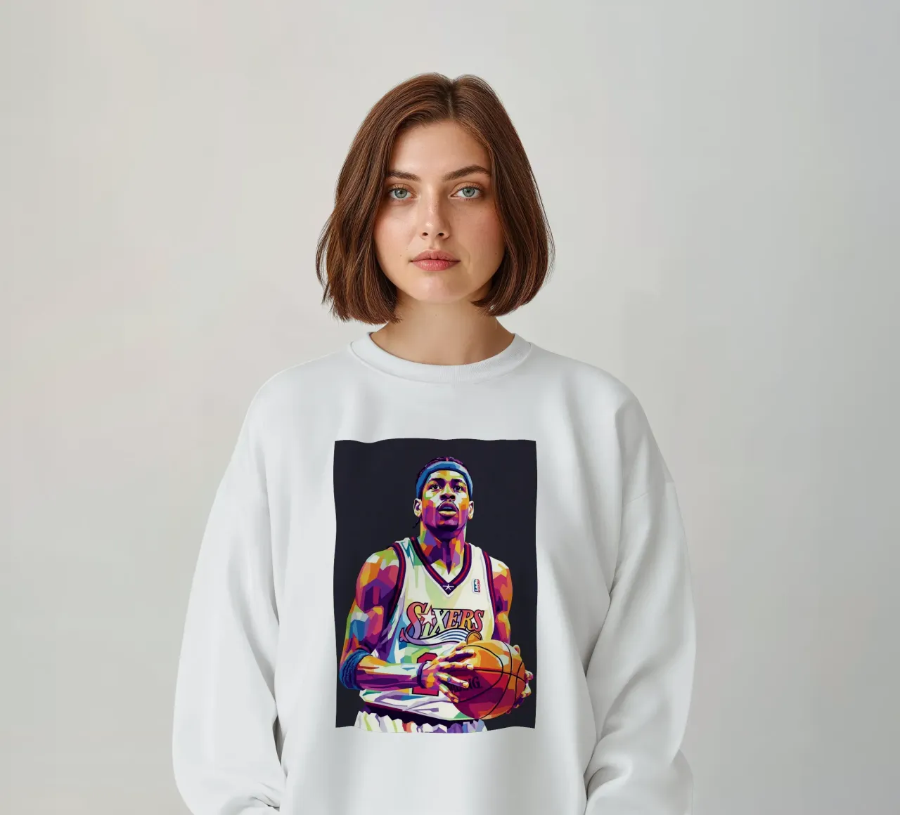 Allen Iverson - WPAP art #1 felpa da Hantamrata