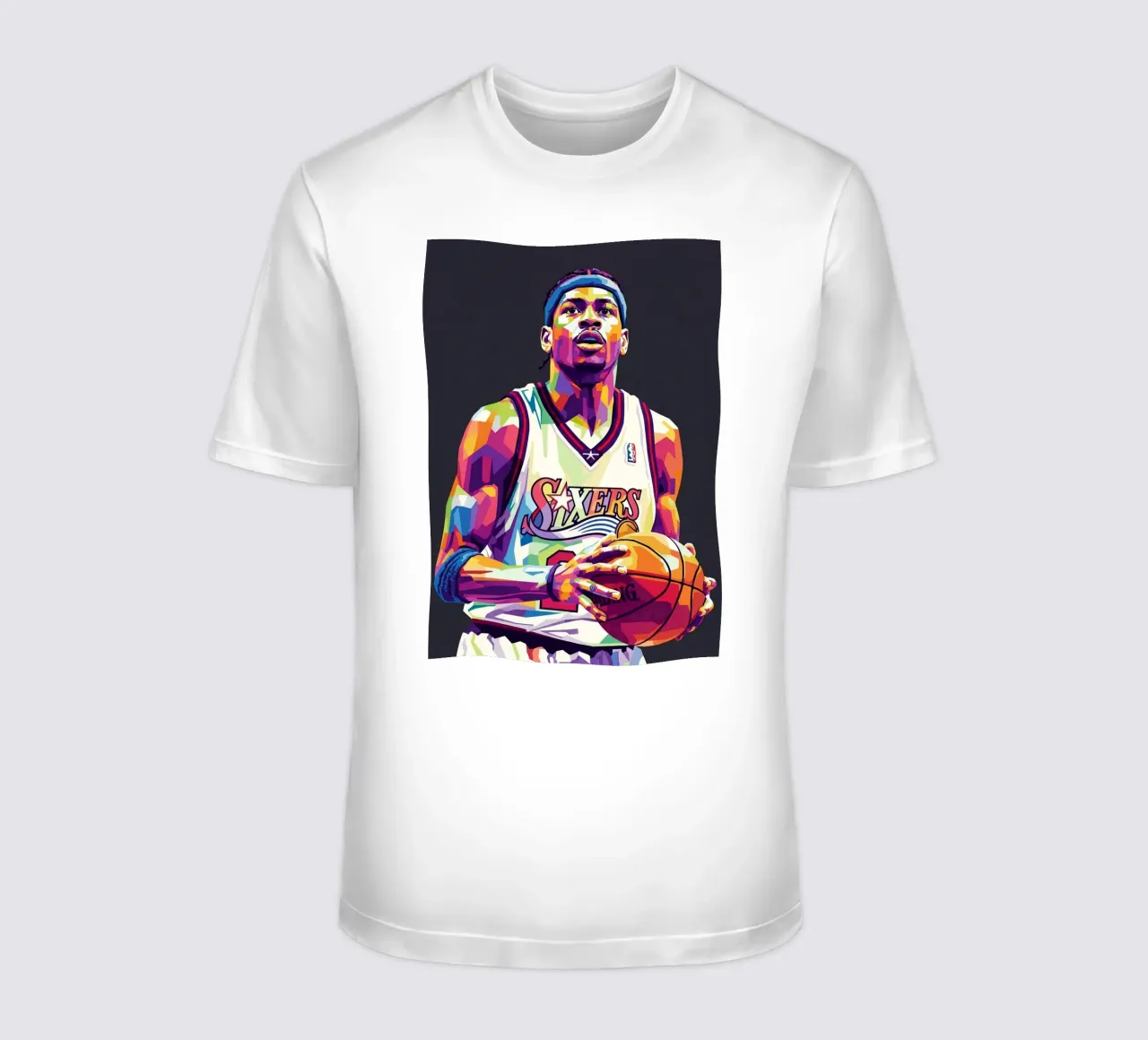Allen Iverson - WPAP art #1 t-shirt da Hantamrata