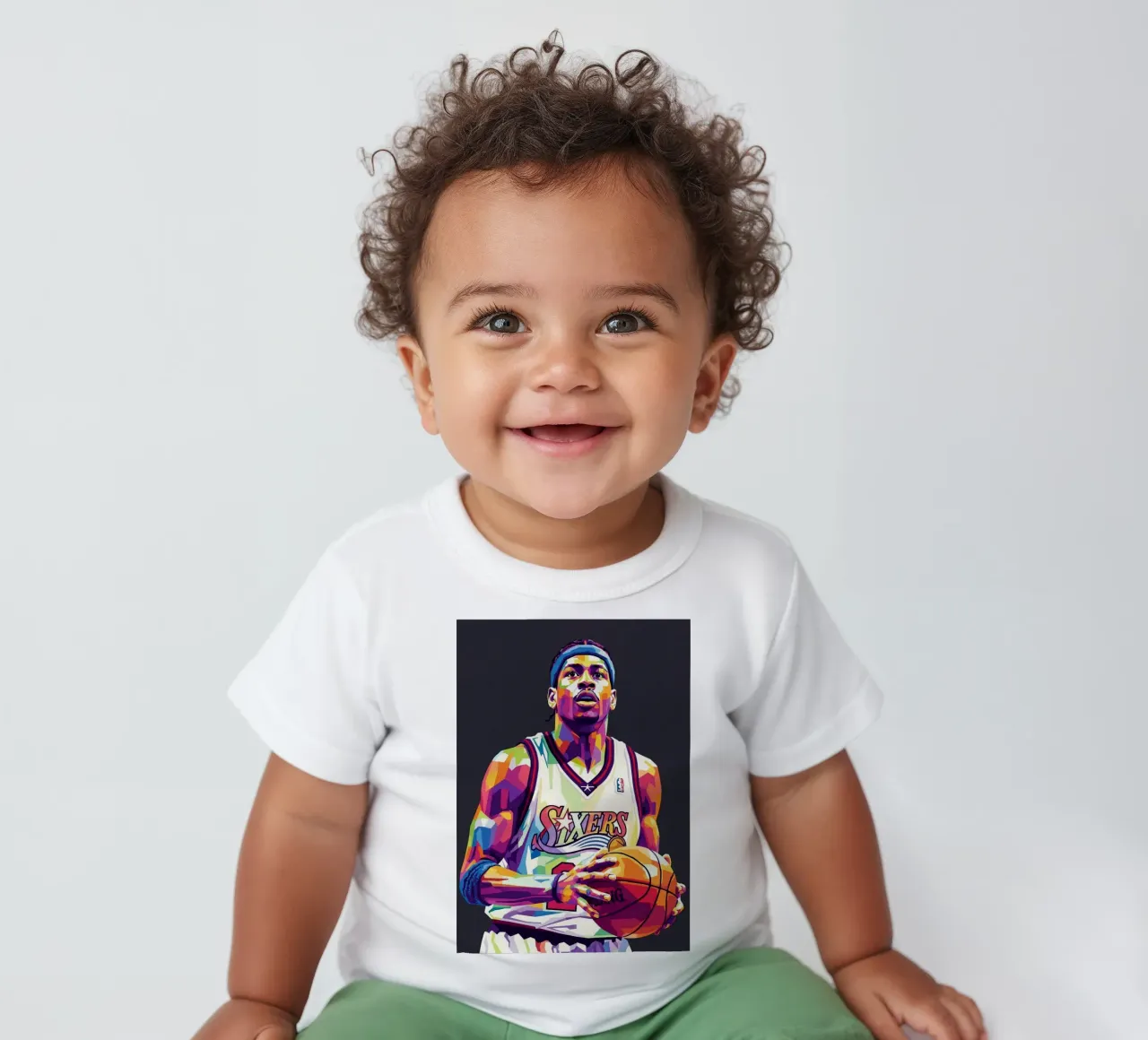 Allen Iverson - WPAP art #1 maglietta neonato da Hantamrata