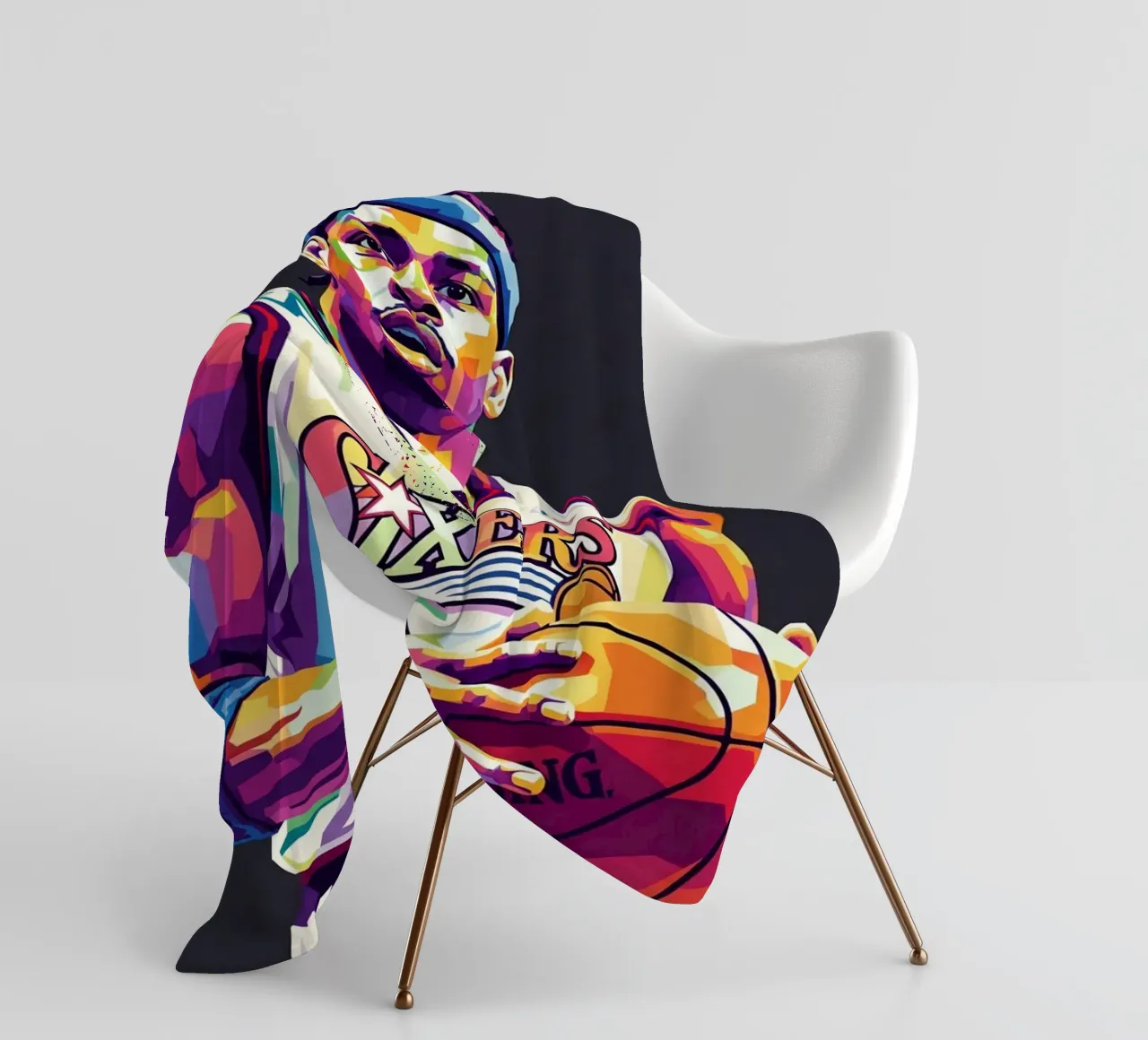 Allen Iverson - WPAP art #1 coperta in pile da Hantamrata