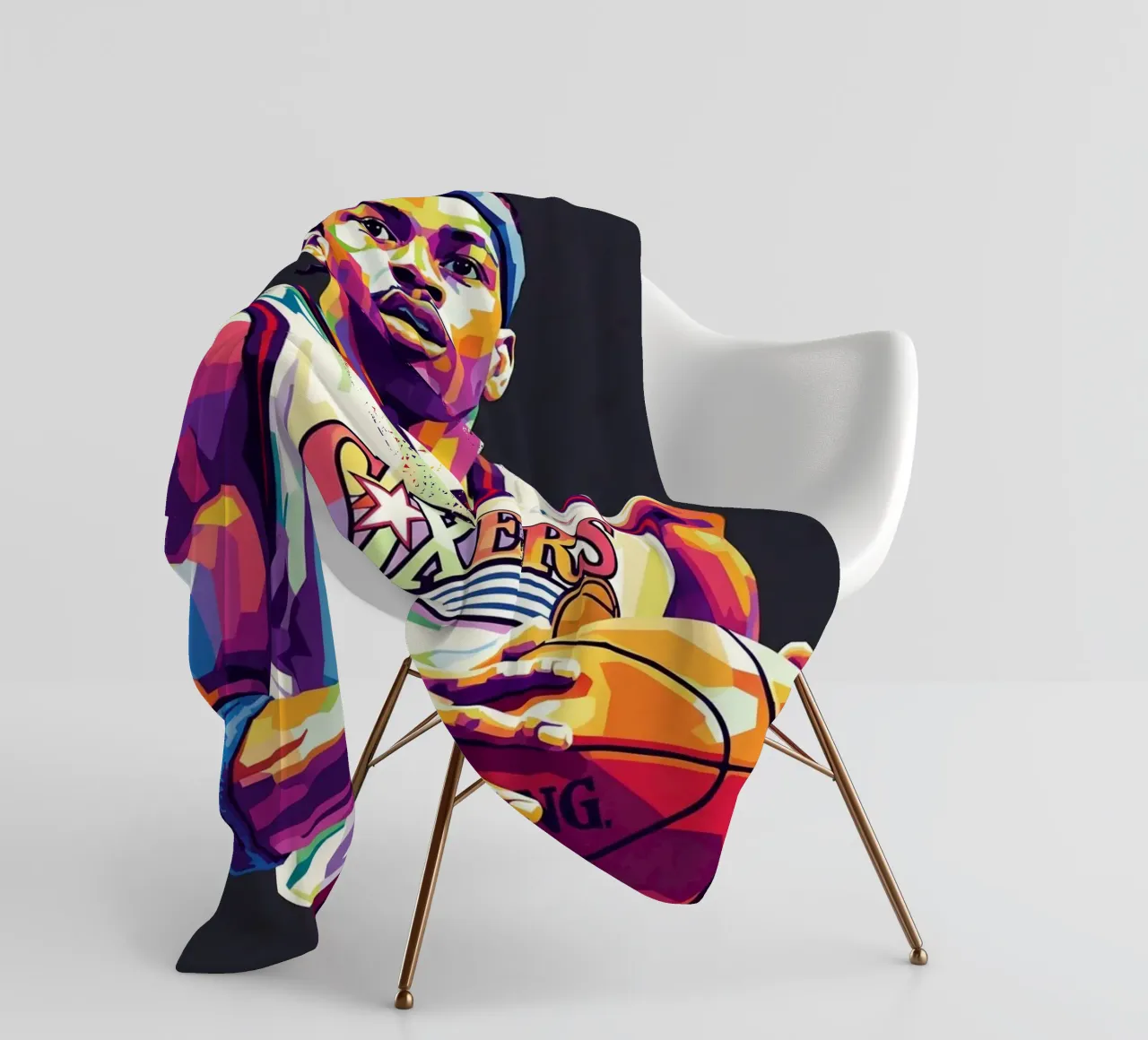 Allen Iverson - WPAP art #1 coperta in pile da Hantamrata