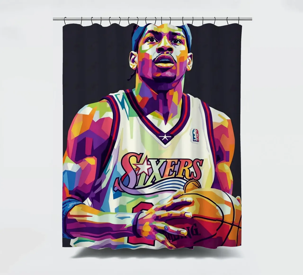 Allen Iverson - WPAP art #1 tenda da doccia da Hantamrata