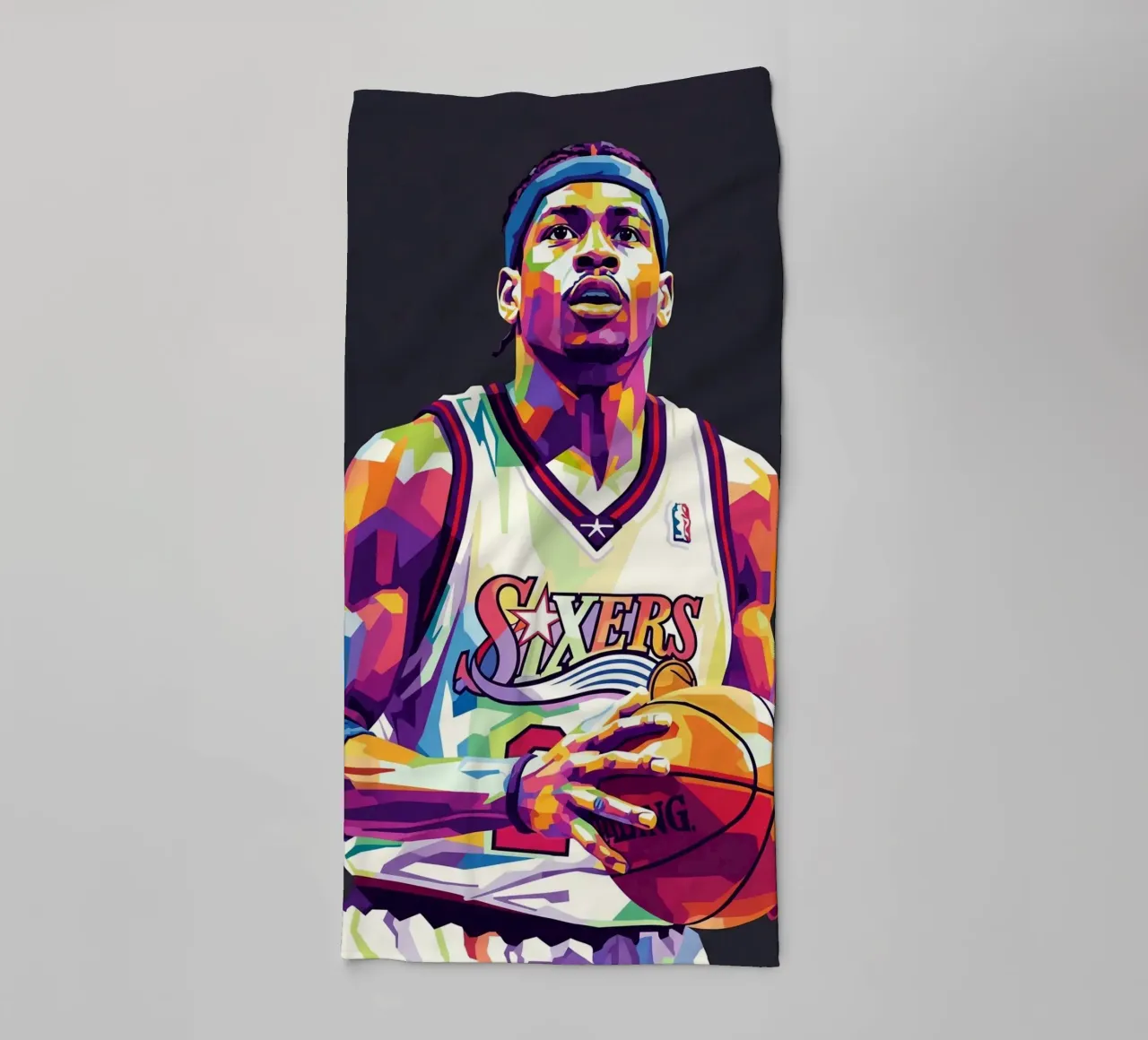 Allen Iverson - WPAP art #1 towel by Hantamrata