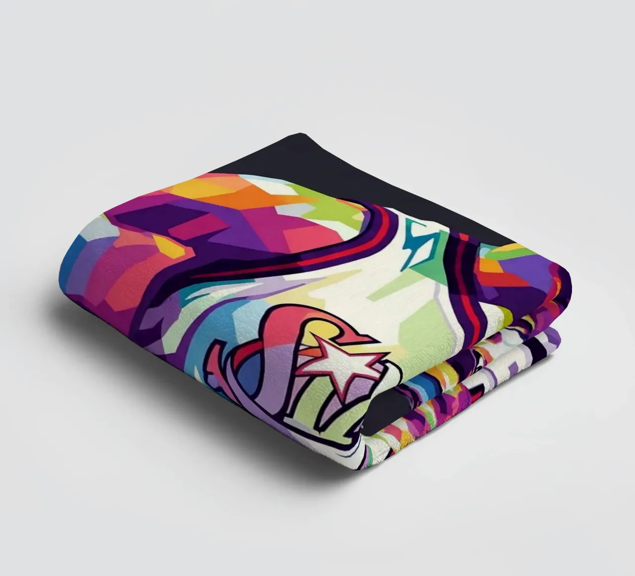 Allen Iverson - WPAP art #1 towel by Hantamrata