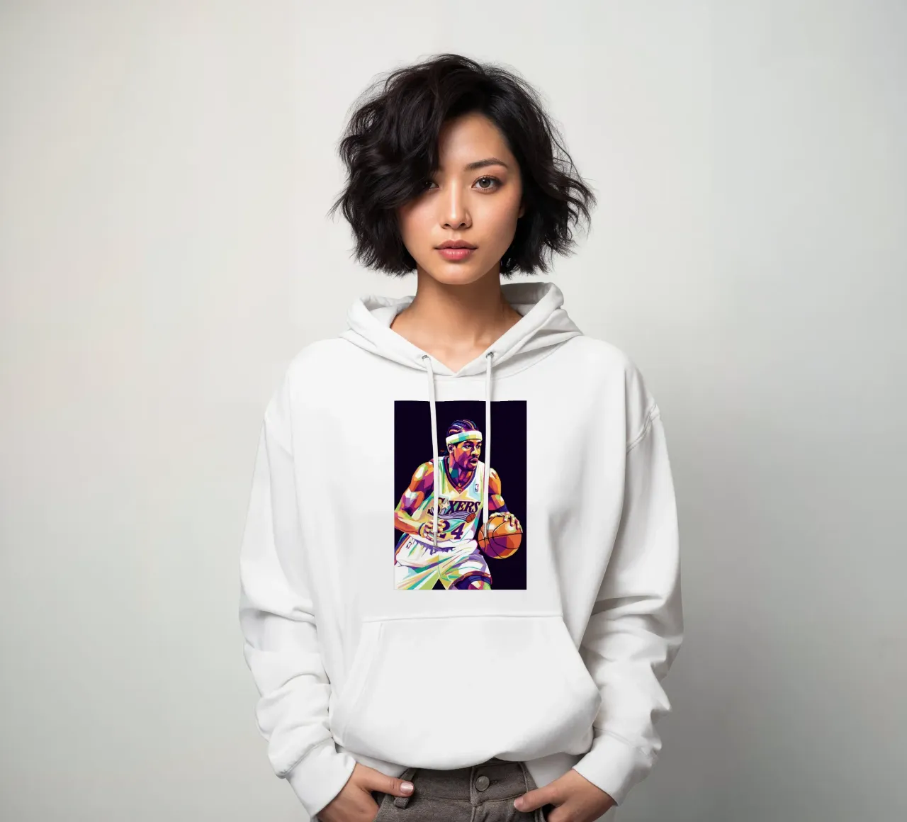 Allen Iverson - WPAP art #2 felpa con cappuccio da Hantamrata