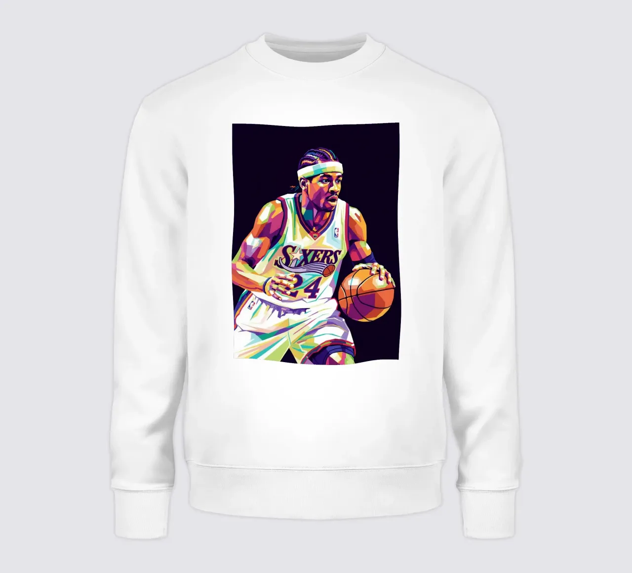 Allen Iverson - WPAP art #2 felpa da Hantamrata