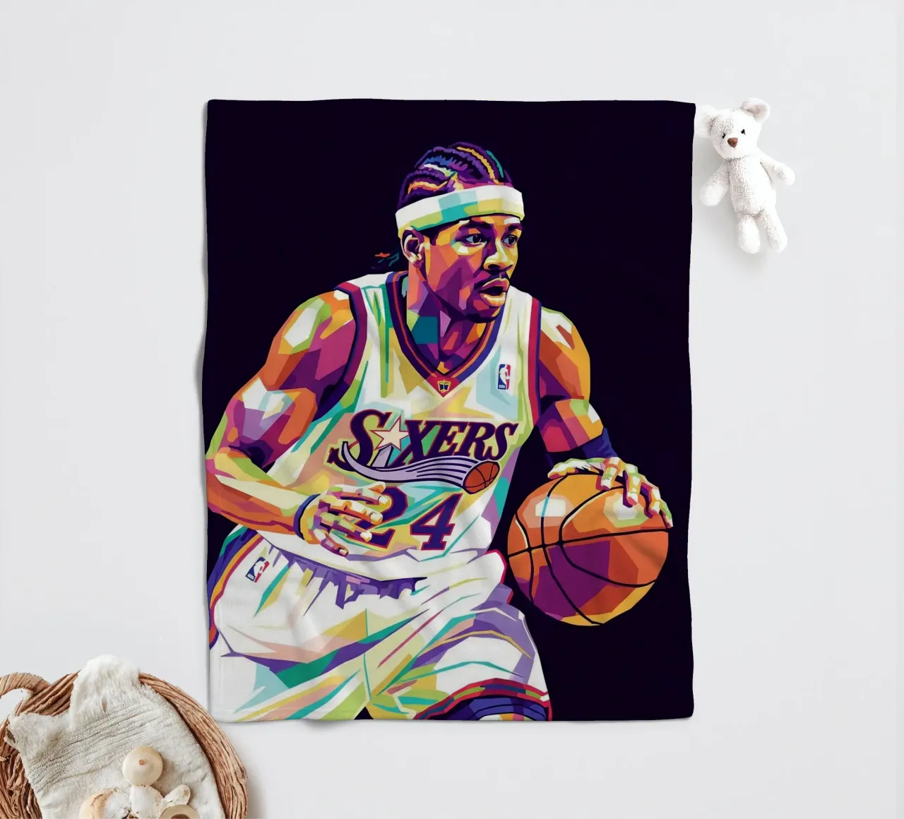Allen Iverson - WPAP art #2 coperta in pile da Hantamrata