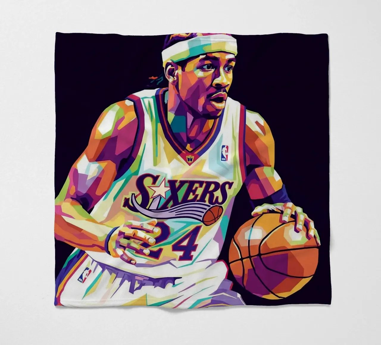 Allen Iverson - WPAP art #2 coperta in pile da Hantamrata
