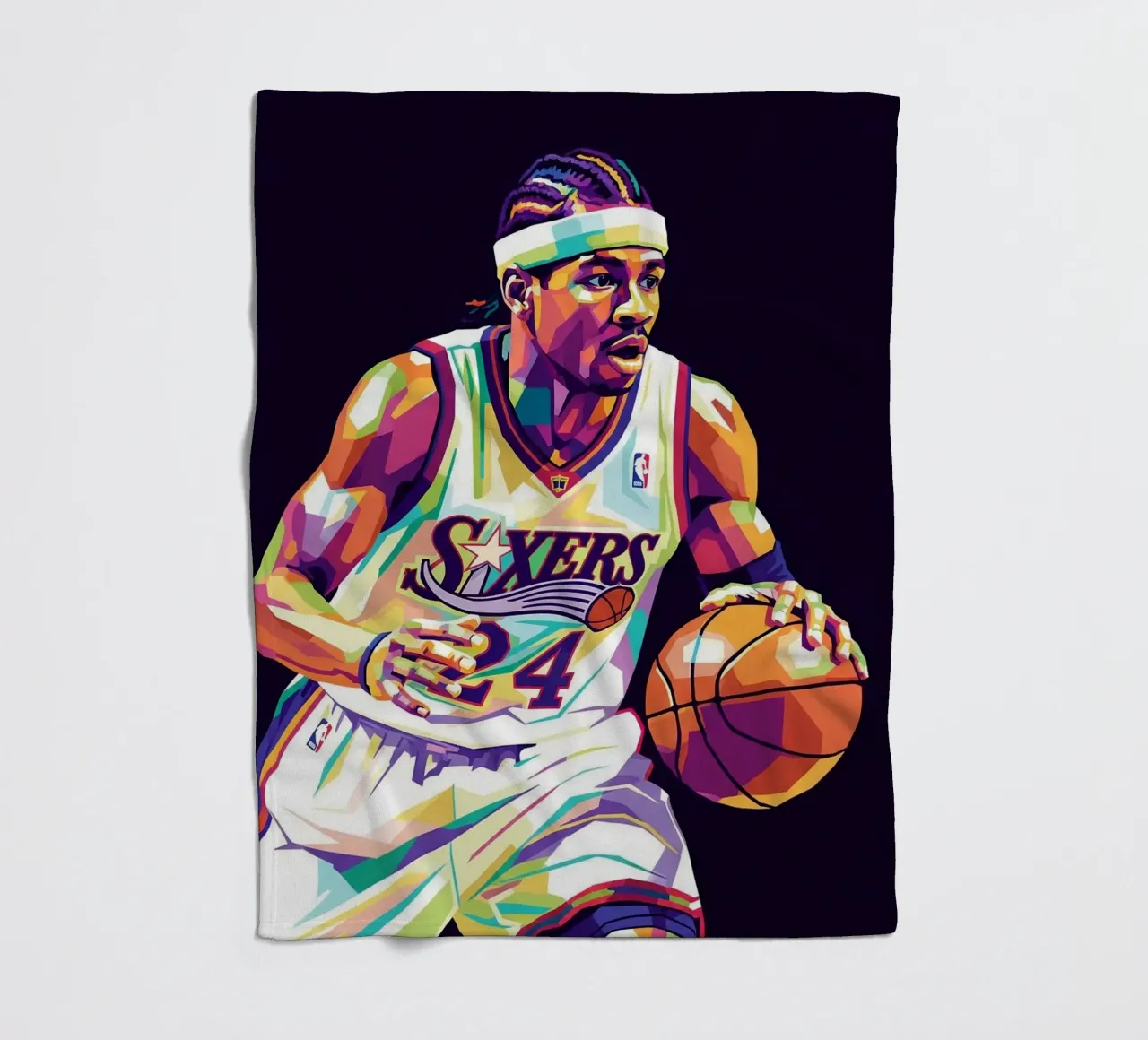 Allen Iverson - WPAP art #2 coperta in pile da Hantamrata