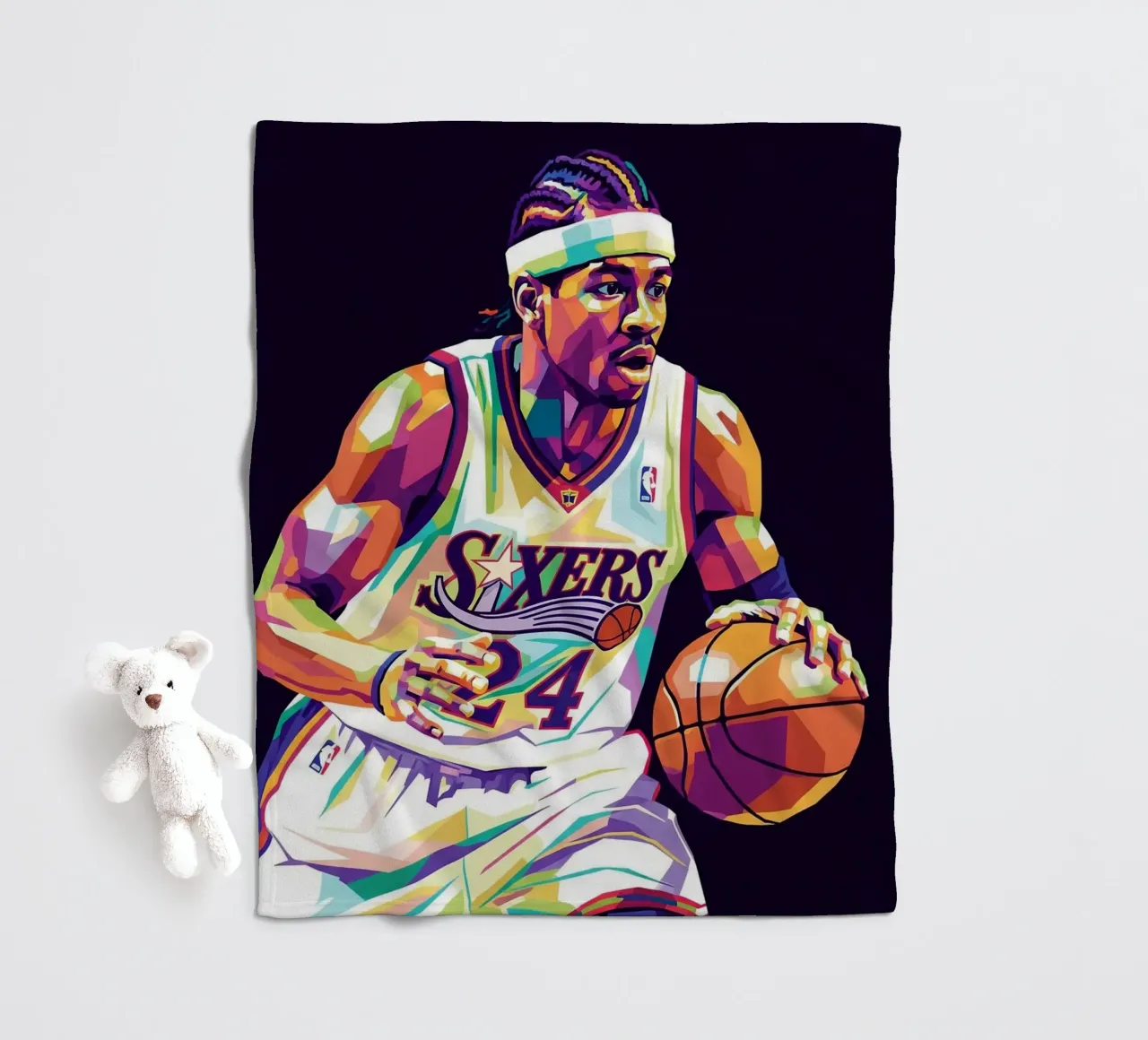 Allen Iverson - WPAP art #2 coperta in pile da Hantamrata
