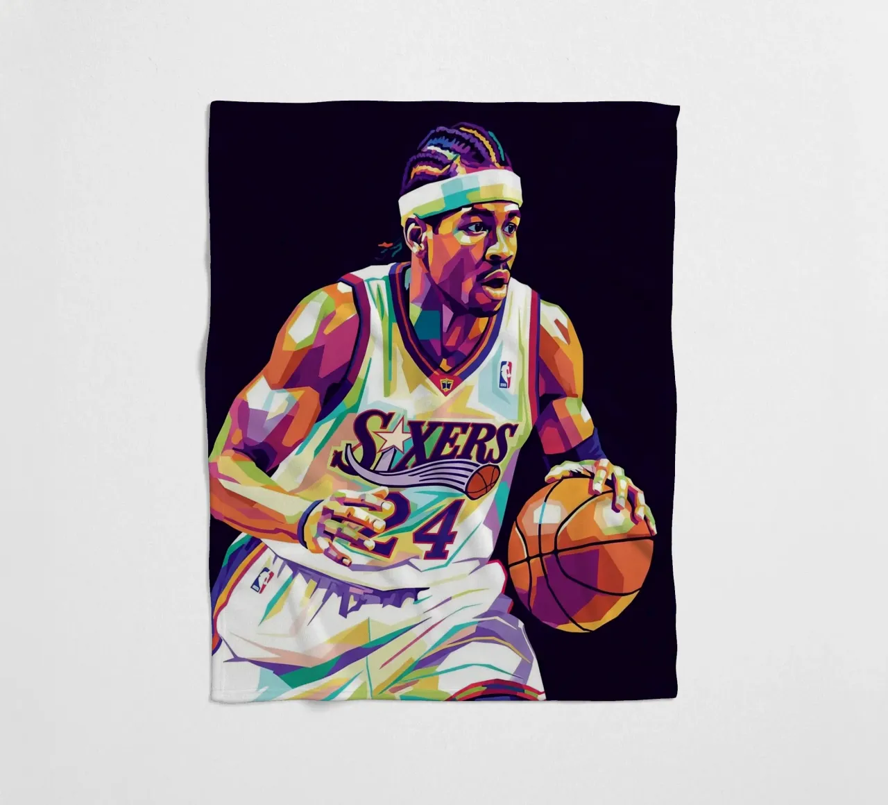 Allen Iverson - WPAP art #2 coperta in pile da Hantamrata