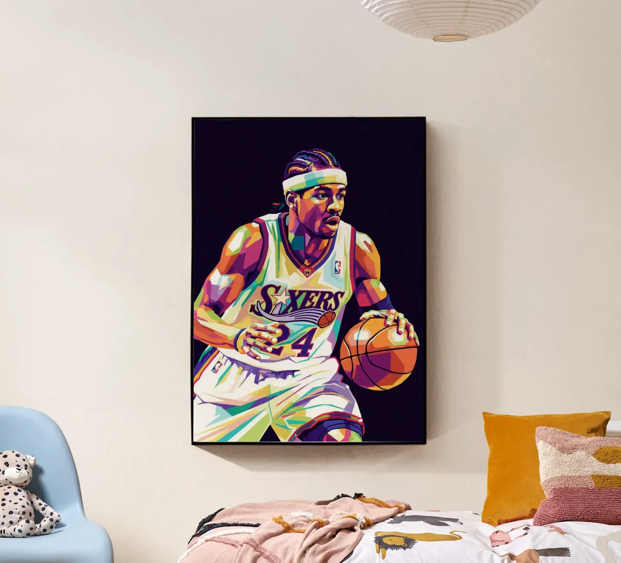 Allen Iverson - WPAP art #2 plexiglass da Hantamrata