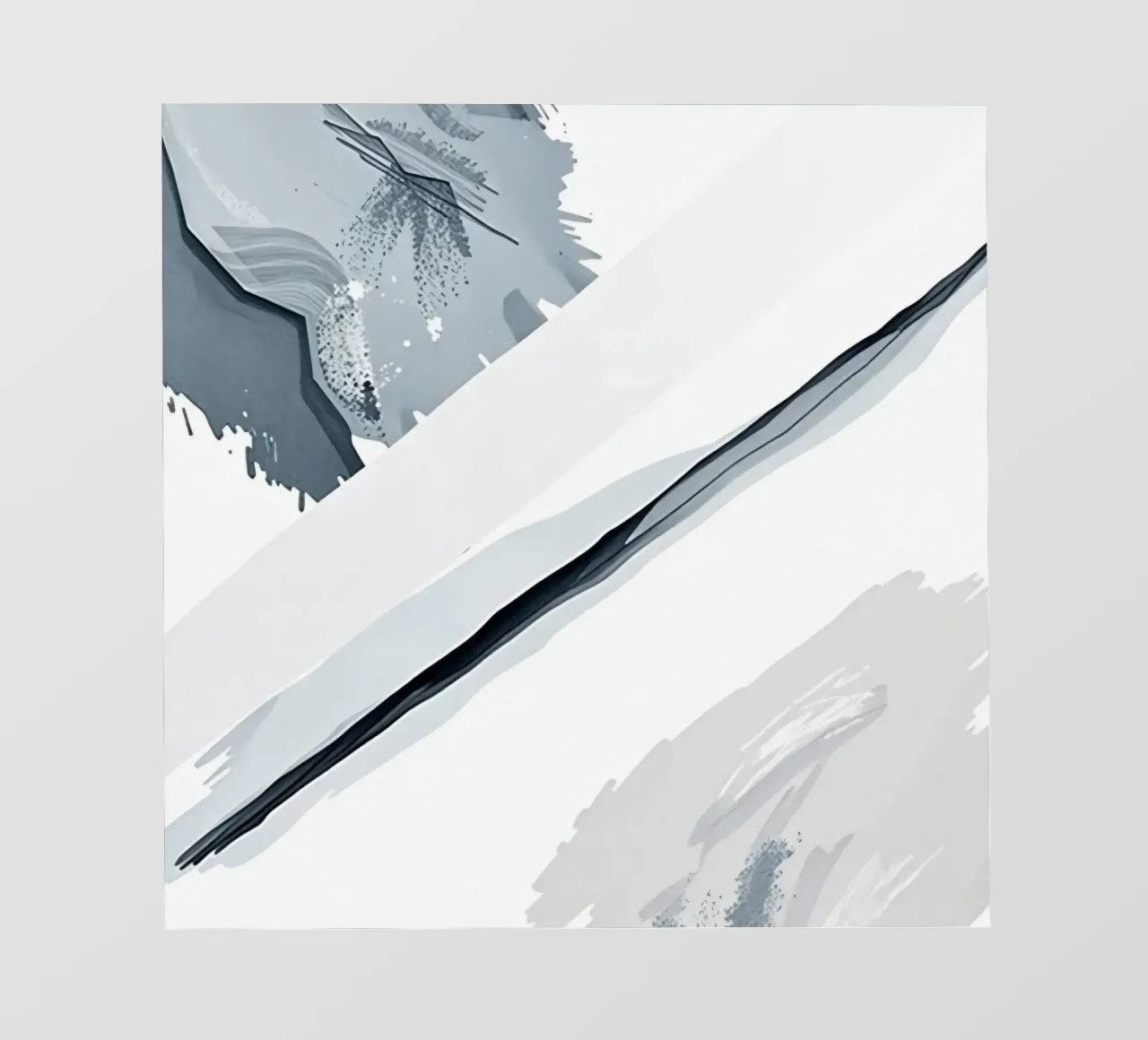 Immagine astratta con linea diagonale e macchie grigie pellicola backlit da DesignDoodle
