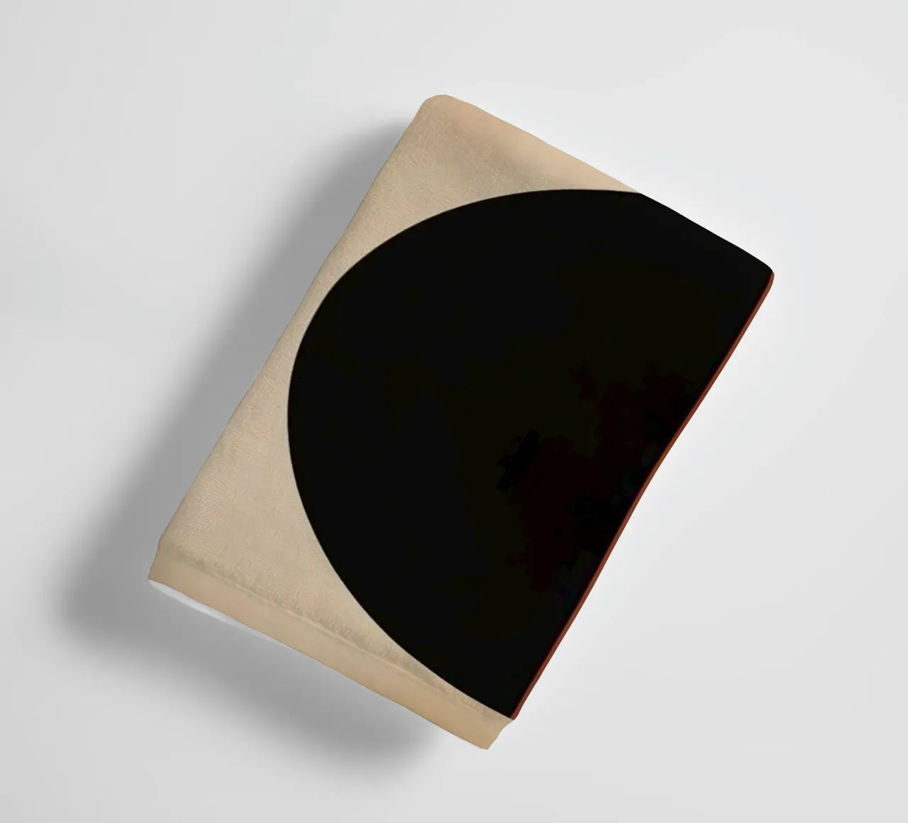 Abstract Geometric Composition with Squares Circles and Tria towel by DesignDoodle