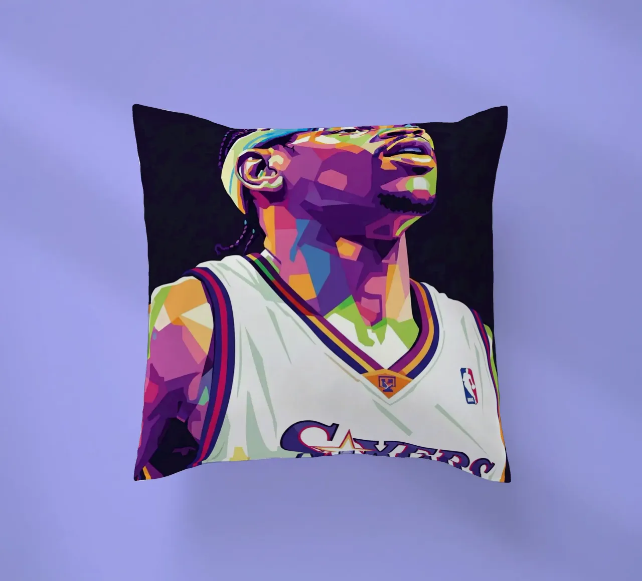 Allen Iverson - WPAP art #3 cuscino da Hantamrata