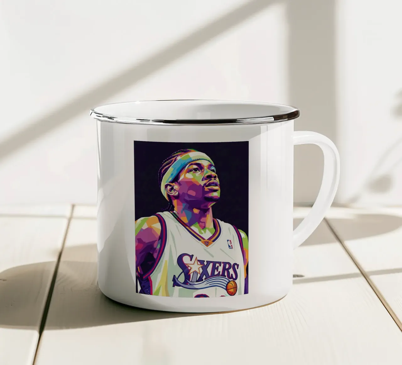 Allen Iverson - WPAP art #3 tazza in smalto da Hantamrata