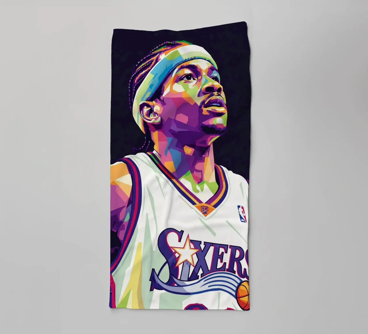 Allen Iverson - WPAP art #3 towel by Hantamrata