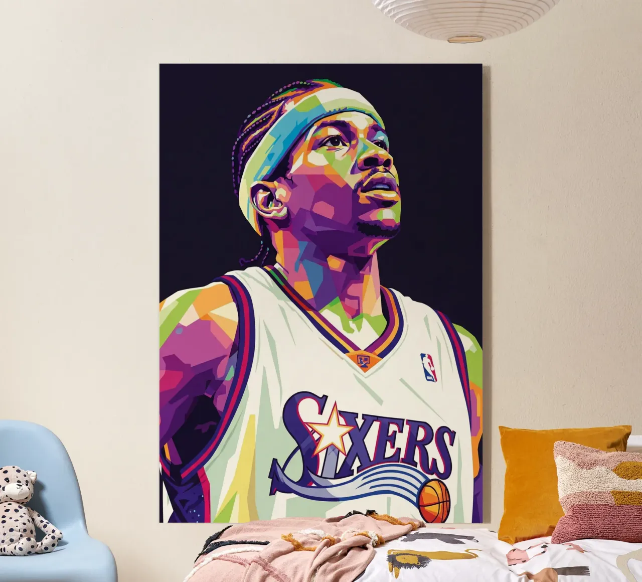 Allen Iverson - WPAP art #3 plexiglass da Hantamrata
