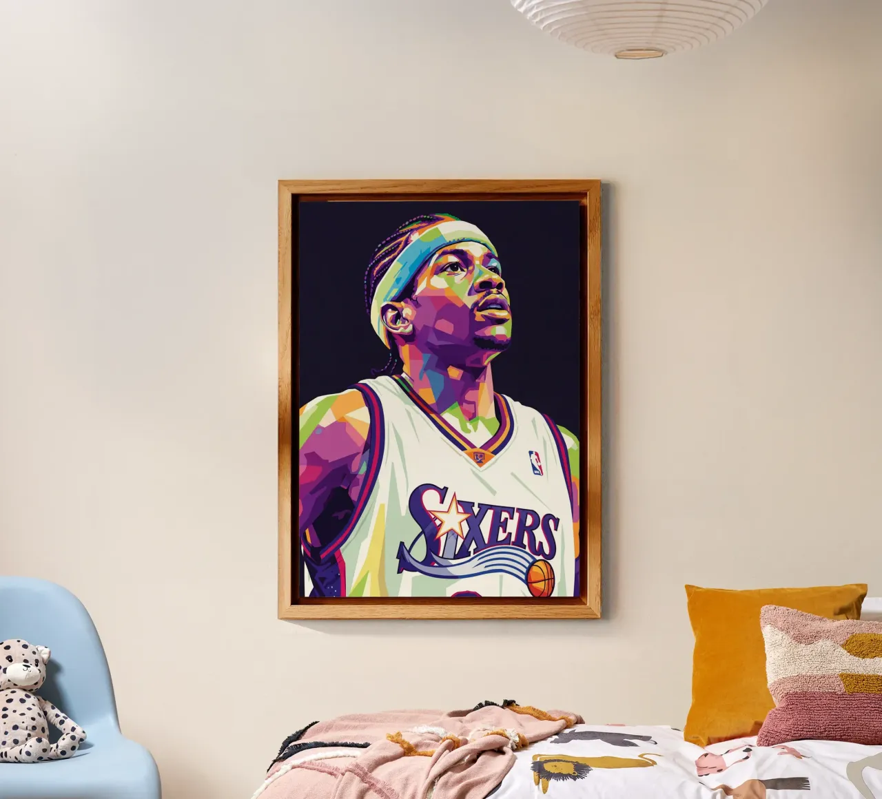 Allen Iverson - WPAP art #3 alluminio dibond da Hantamrata
