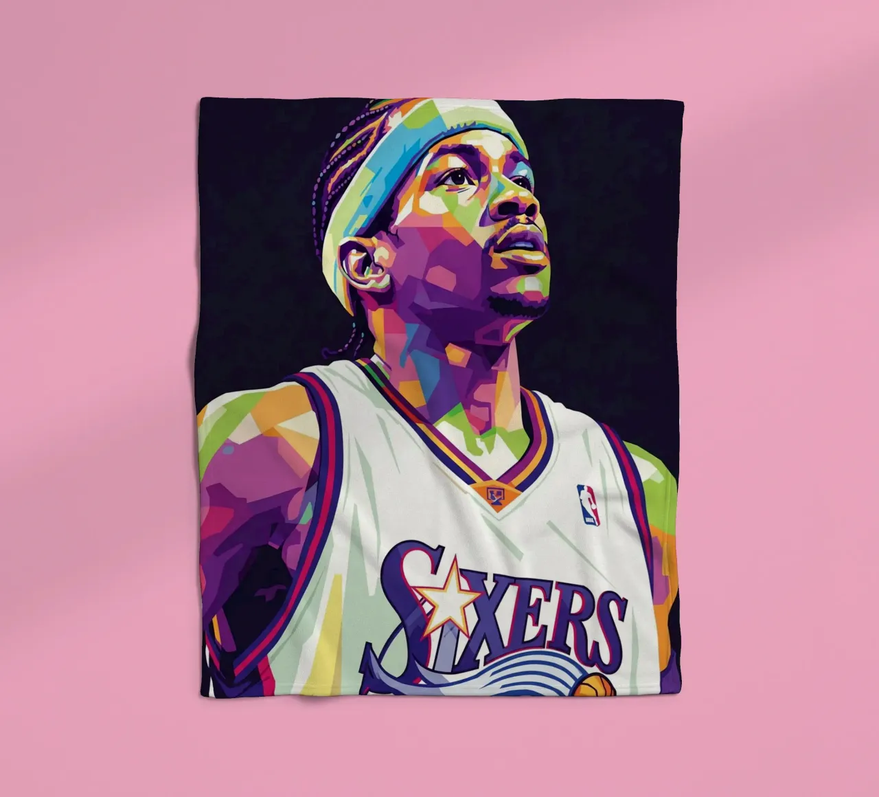 Allen Iverson - WPAP art #3 coperta in pile da Hantamrata