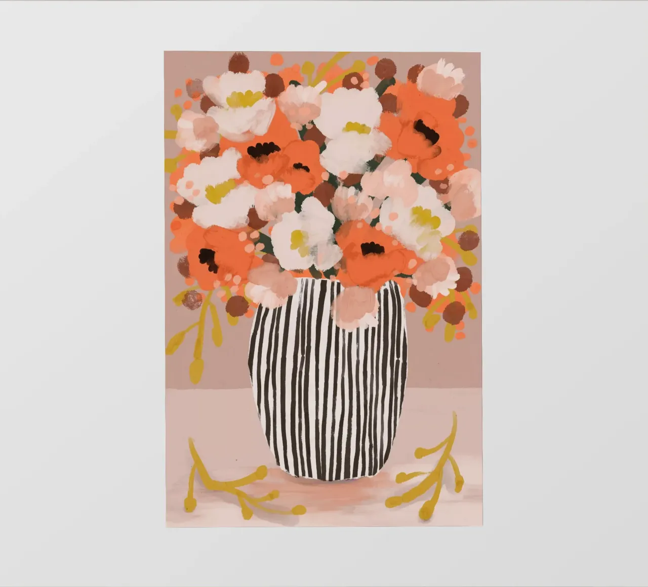 Pastel Flower Impression No 10 telo in pvc da treechild