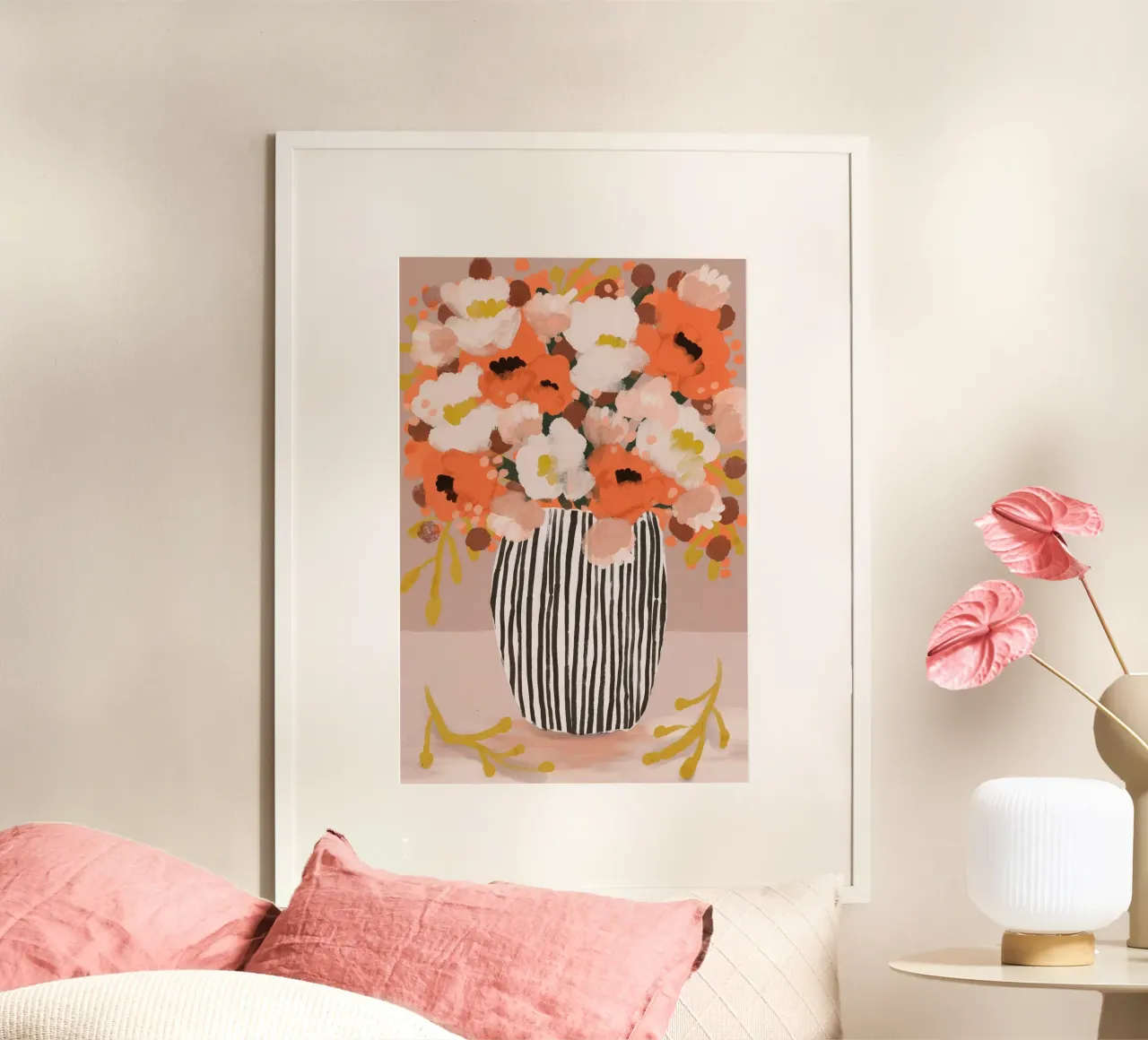 Pastel Flower Impression No 10 carta hahnemühle da treechild